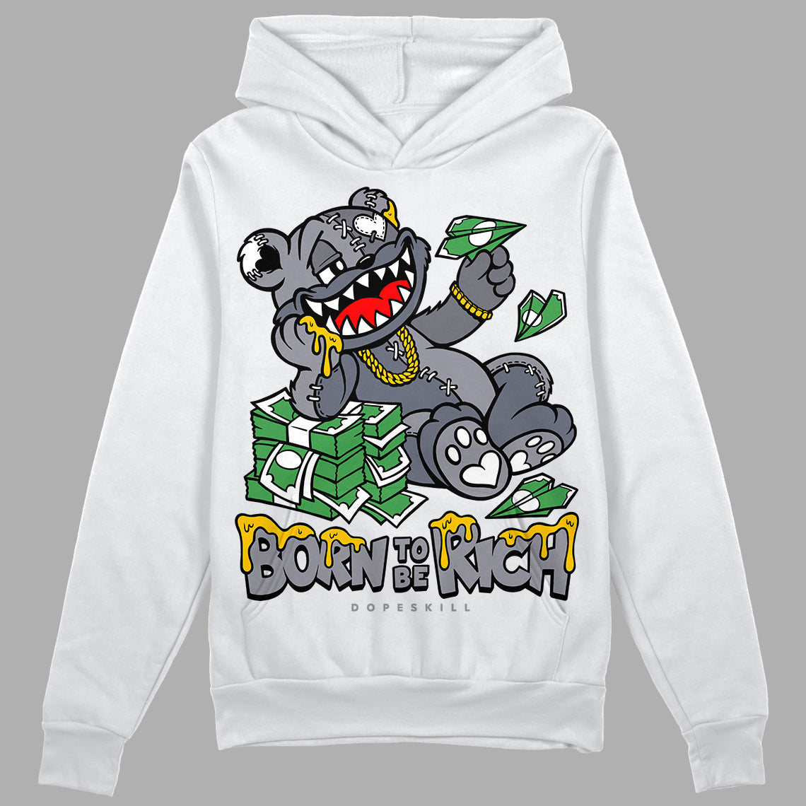 Stealth 14s DopeSkill Hoodie Sweatshirt Born To Be Rich Graphic