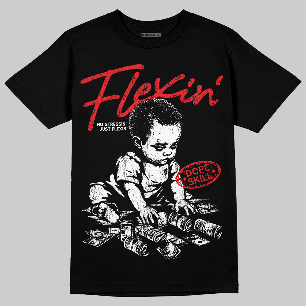 Cherry 11s DopeSkill T-Shirt Flexin' Graphic