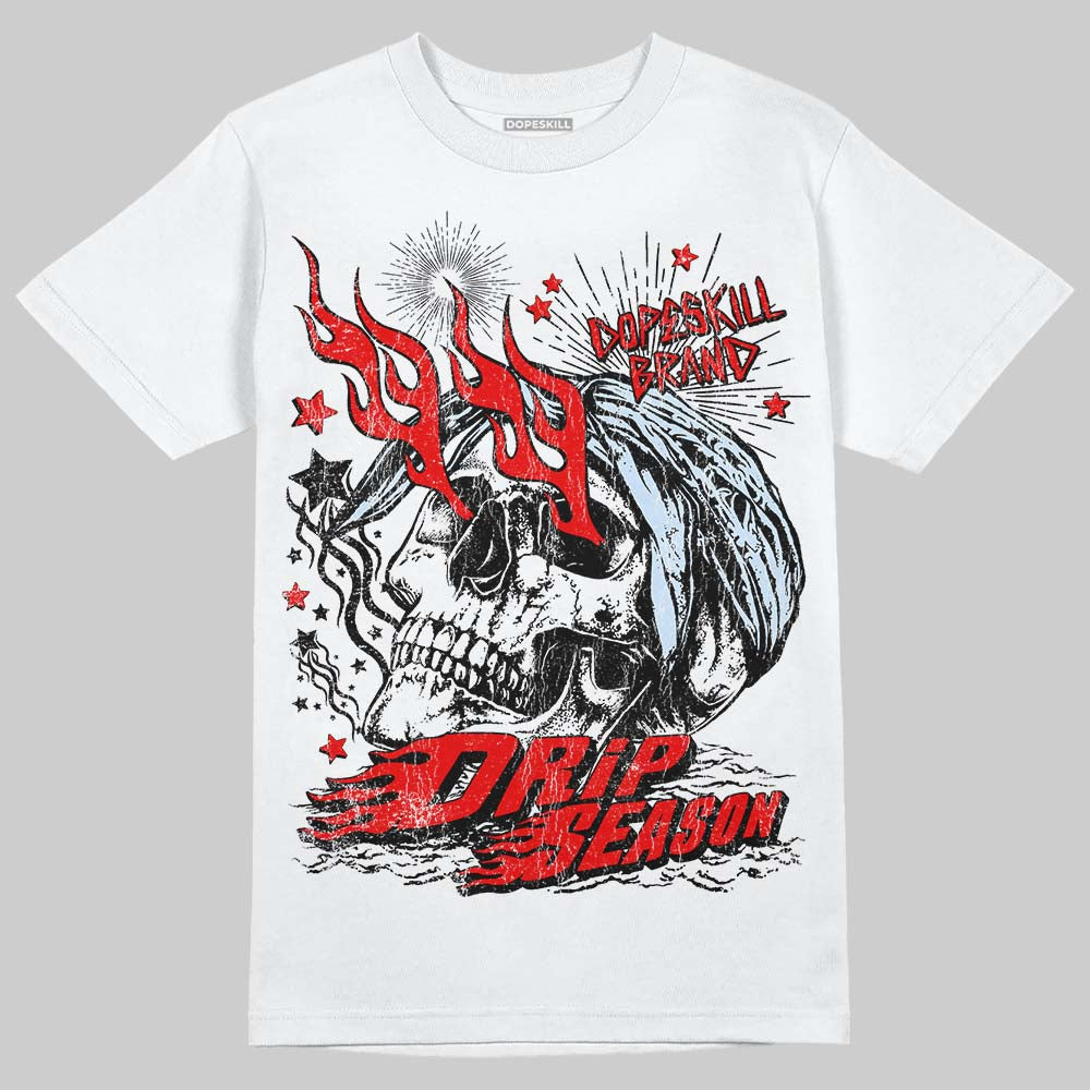 Cherry 11s DopeSkill T-Shirt Drip Season Graphic