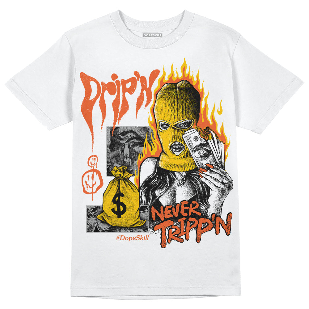 Georgia Peach 3s DopeSkill T-Shirt Drip'n Never Tripp'n Graphic