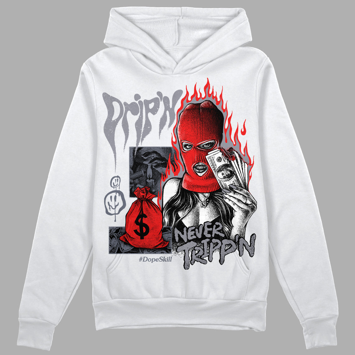 Stealth 14s DopeSkill Hoodie Sweatshirt Drip'n Never Tripp'n Graphic