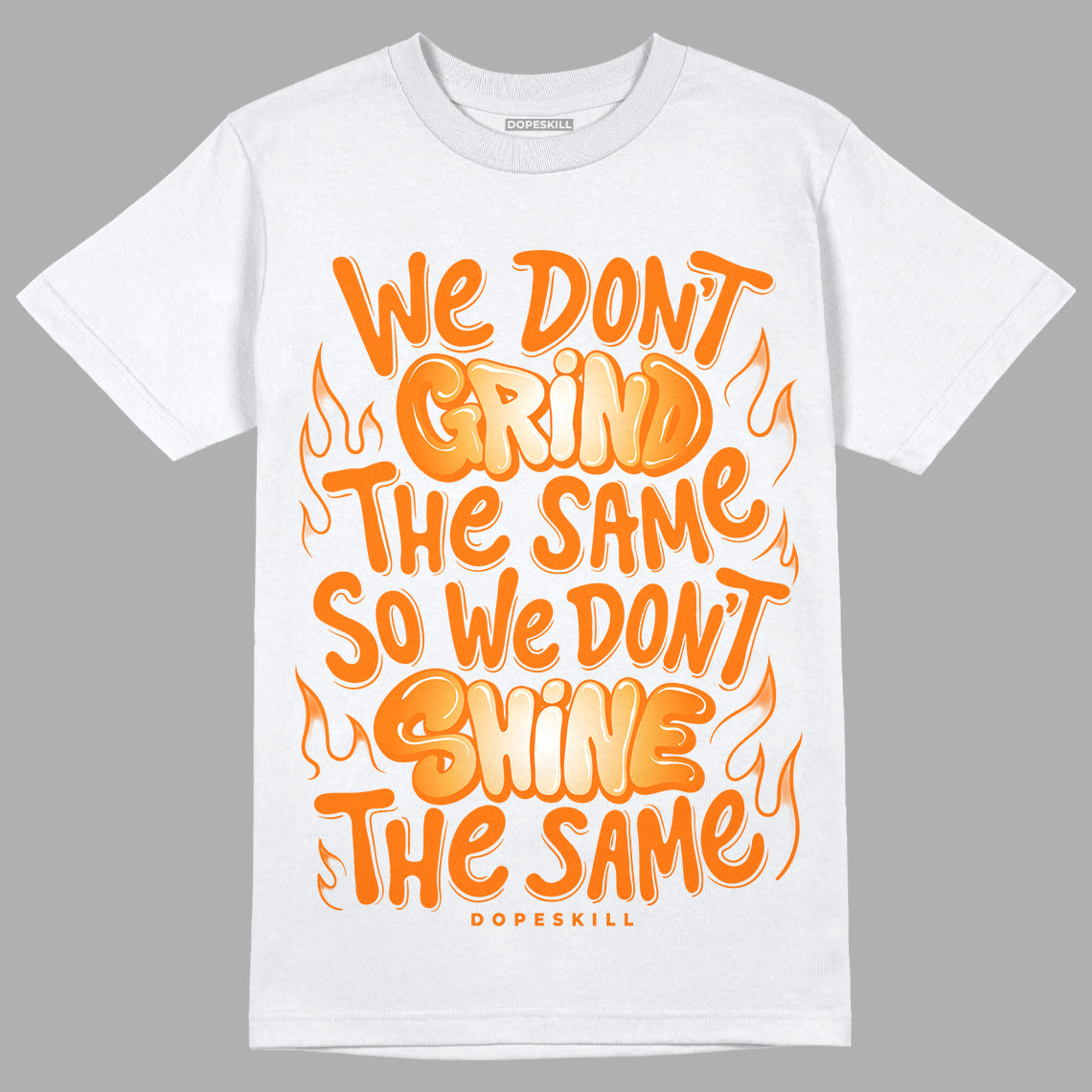 Dunk Low Magma Orange DopeSkill T-Shirt Grind Shine Graphic