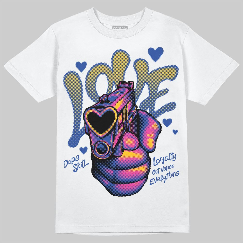 Royal Blue Collection DopeSkill T-Shirt Love Shot Graphic