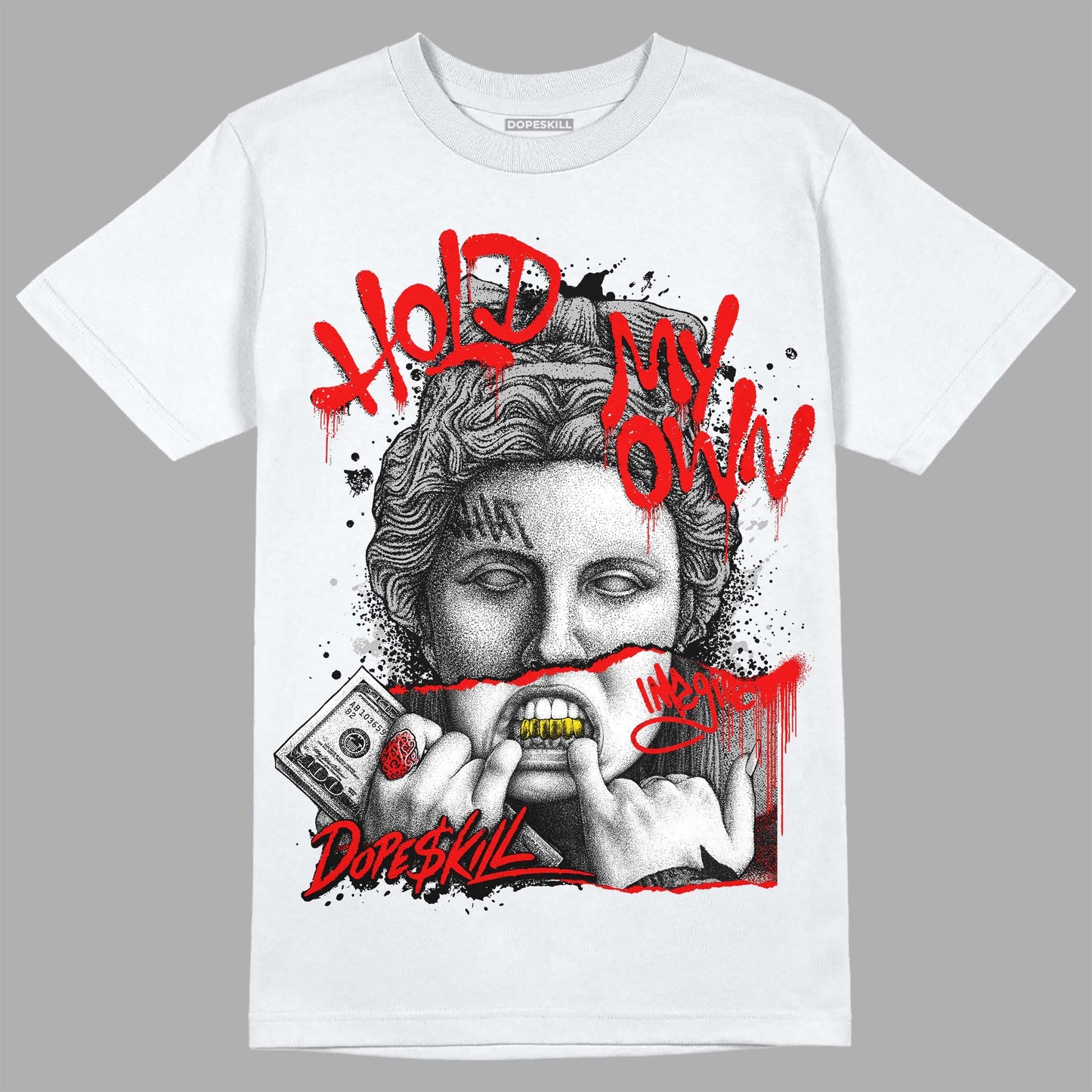 Dunk Low Panda White Black DopeSkill T-Shirt Hold My Own Graphic