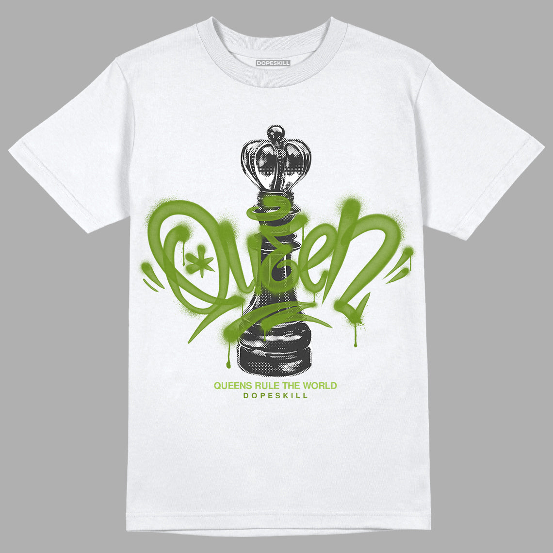 Dunk Low 'Chlorophyll' DopeSkill T-Shirt Queen Chess Graphic