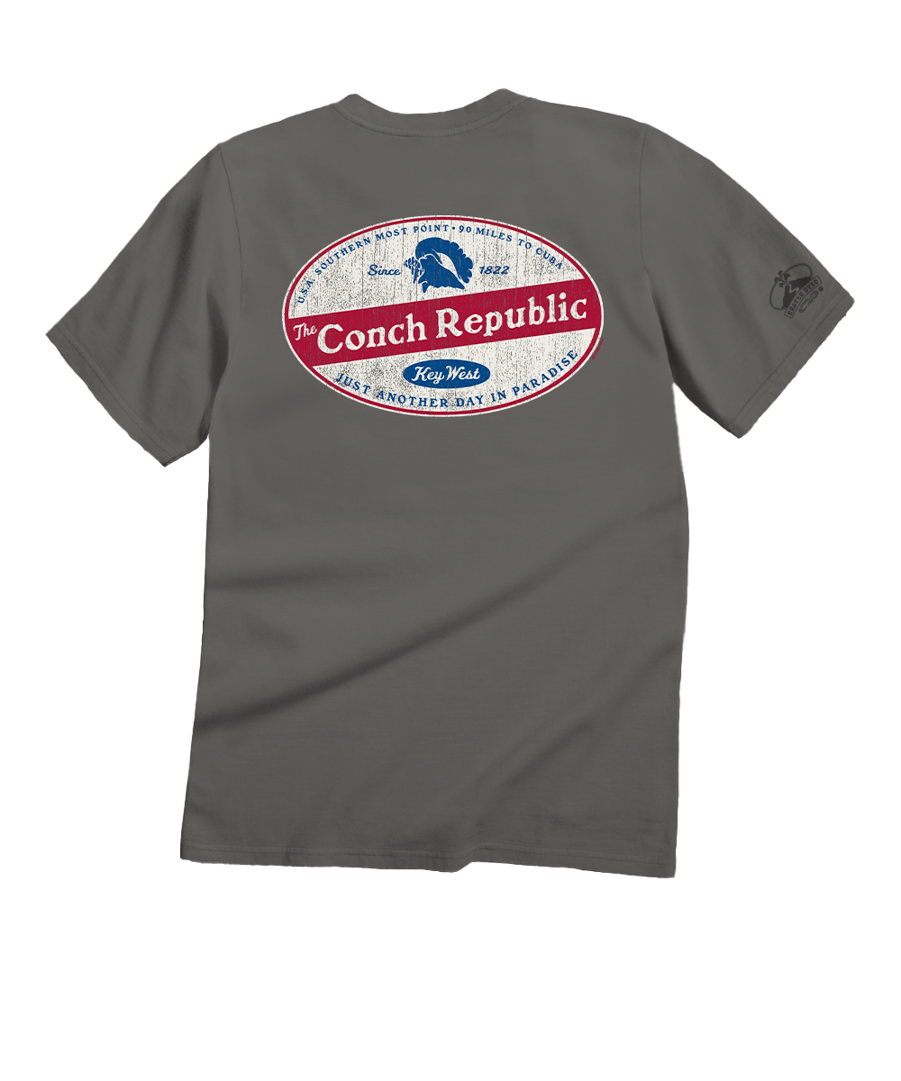 The Conch Republic - Crater Dyed¬Æ Short Sleeve Crewneck T-Shirt
