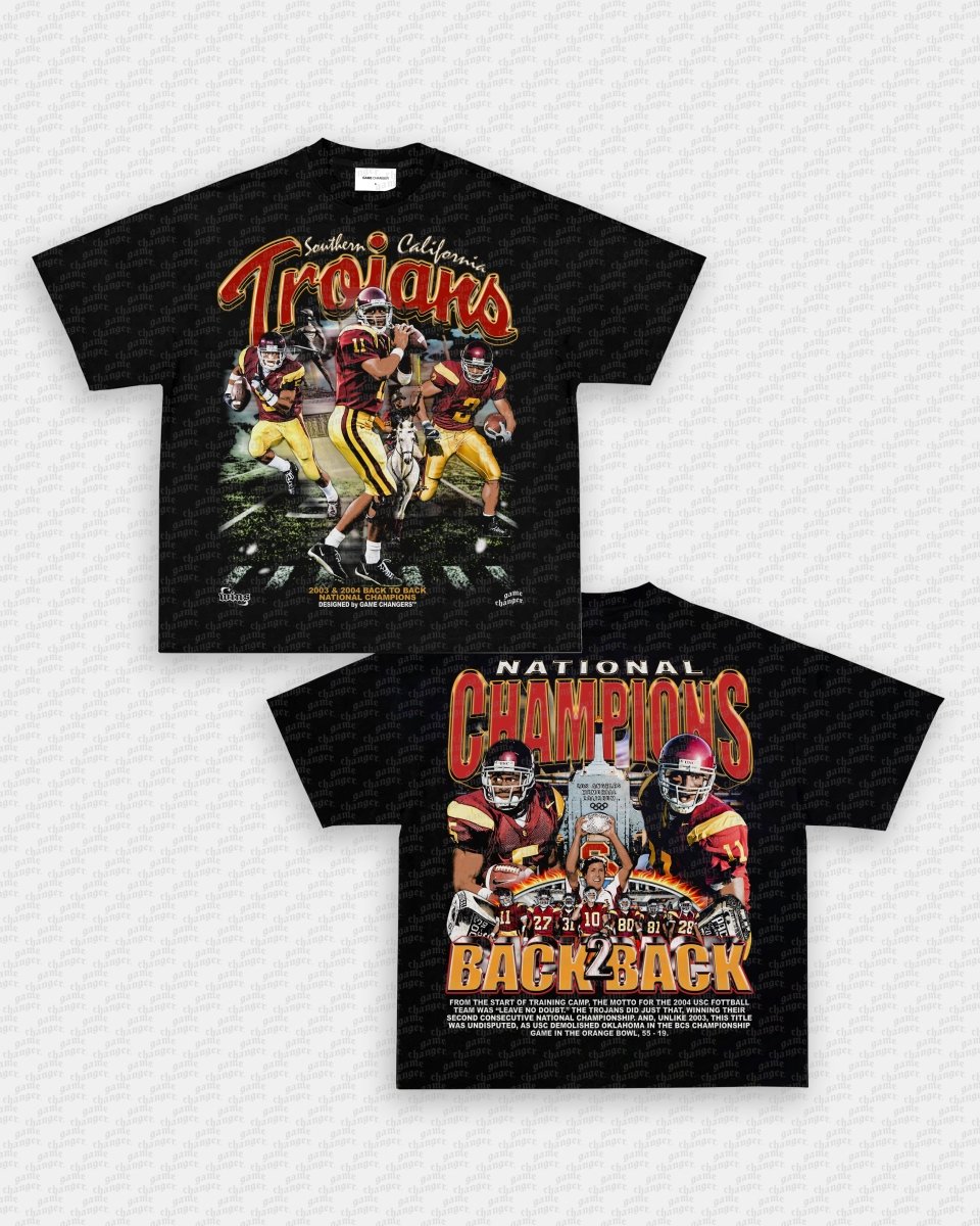2003 2004 NATIONAL CHAMPS - USC TEE - [DS] Style001