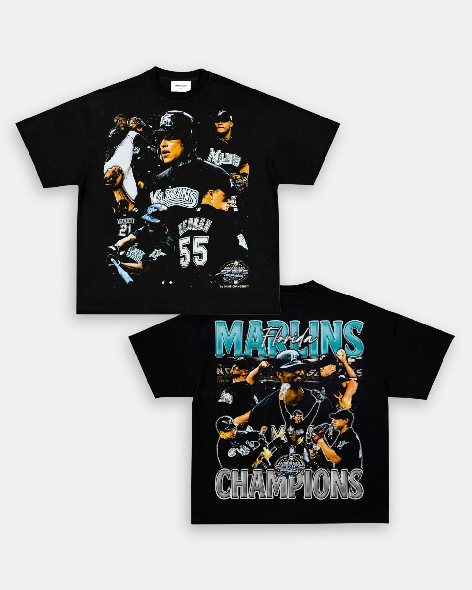 2003 WORLD SERIES CHAMPS - MARLINS TEE - [DS] Style001