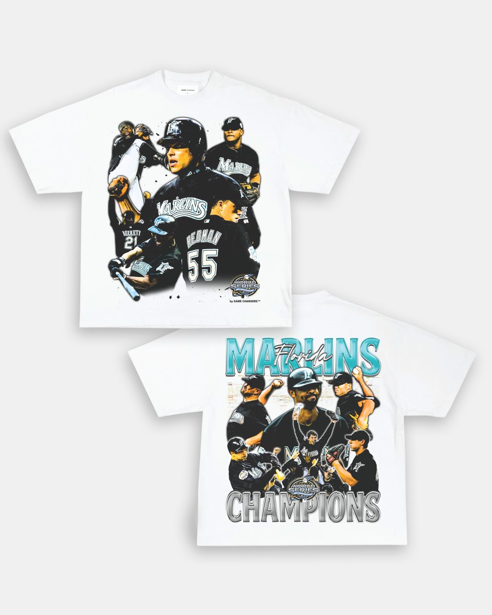 2003 WORLD SERIES CHAMPS - MARLINS TEE - [DS] Style001