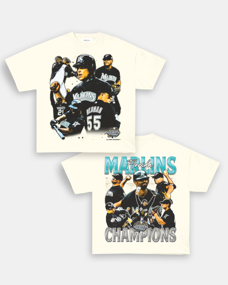 2003 WORLD SERIES CHAMPS - MARLINS TEE - [DS] Style001
