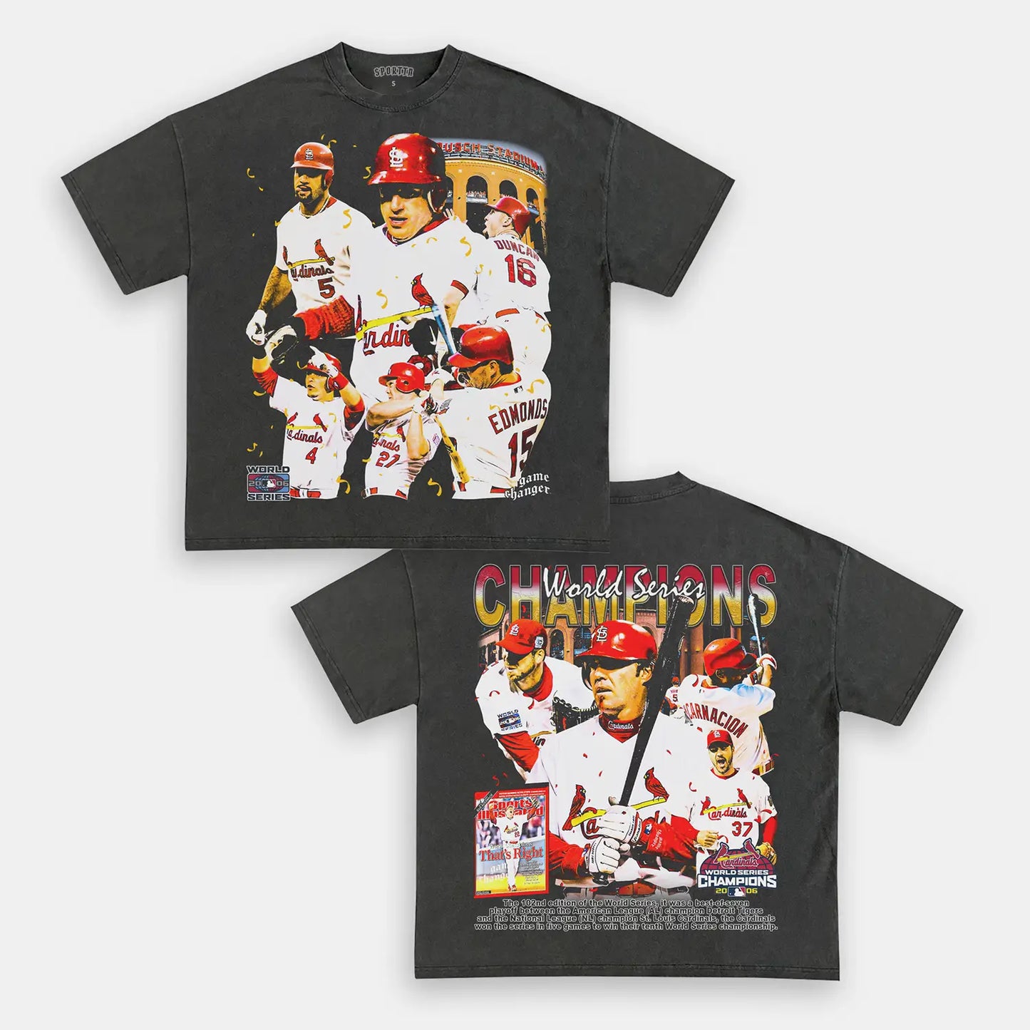 2006 WORLD SERIES CHAMPS - CARDINALS TEE Style001