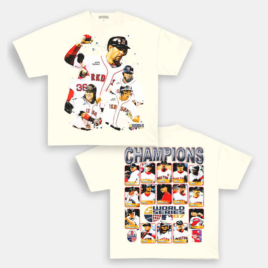 2007 WORLD SERIES CHAMPS - RED SOX TEE Style001