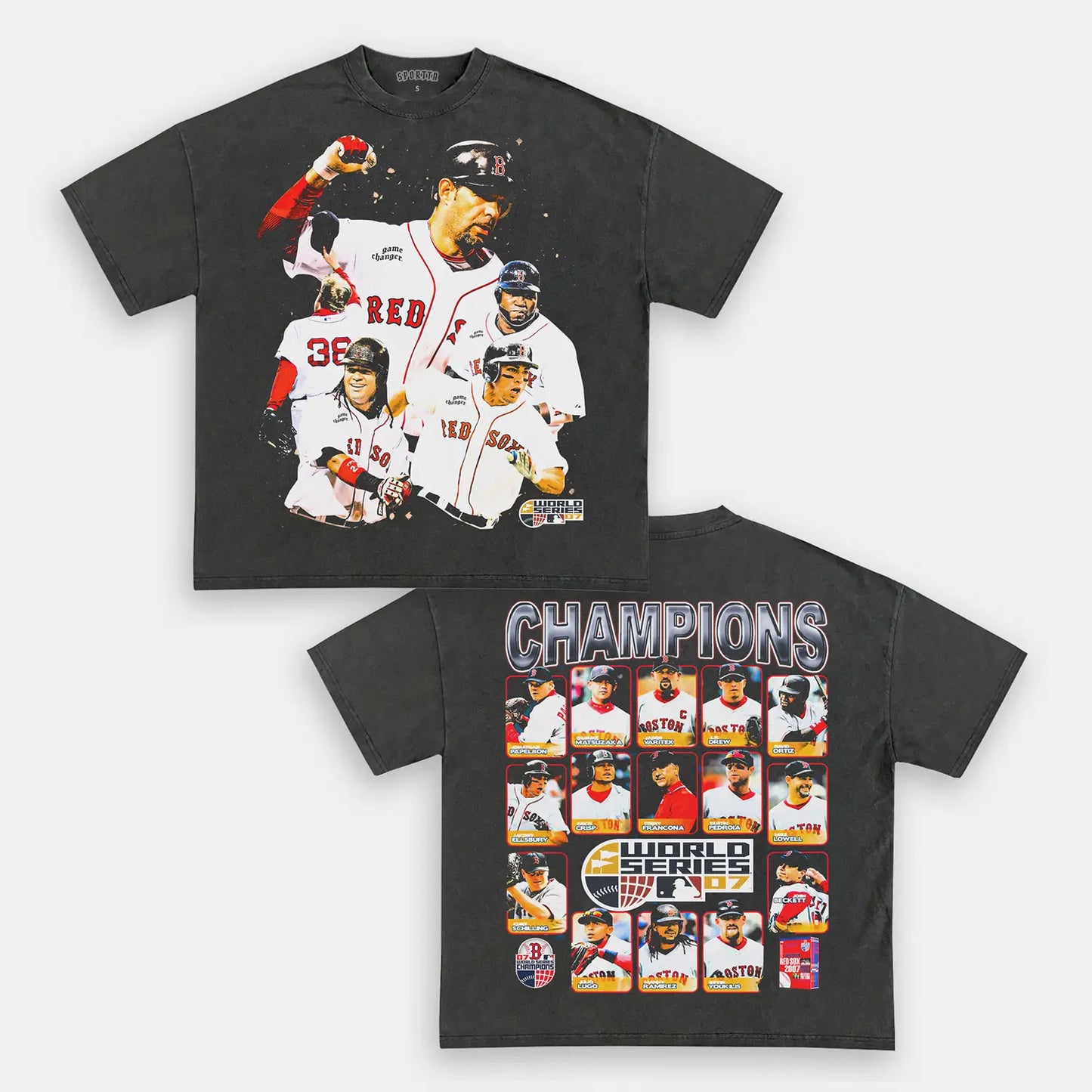 2007 WORLD SERIES CHAMPS - RED SOX TEE Style001