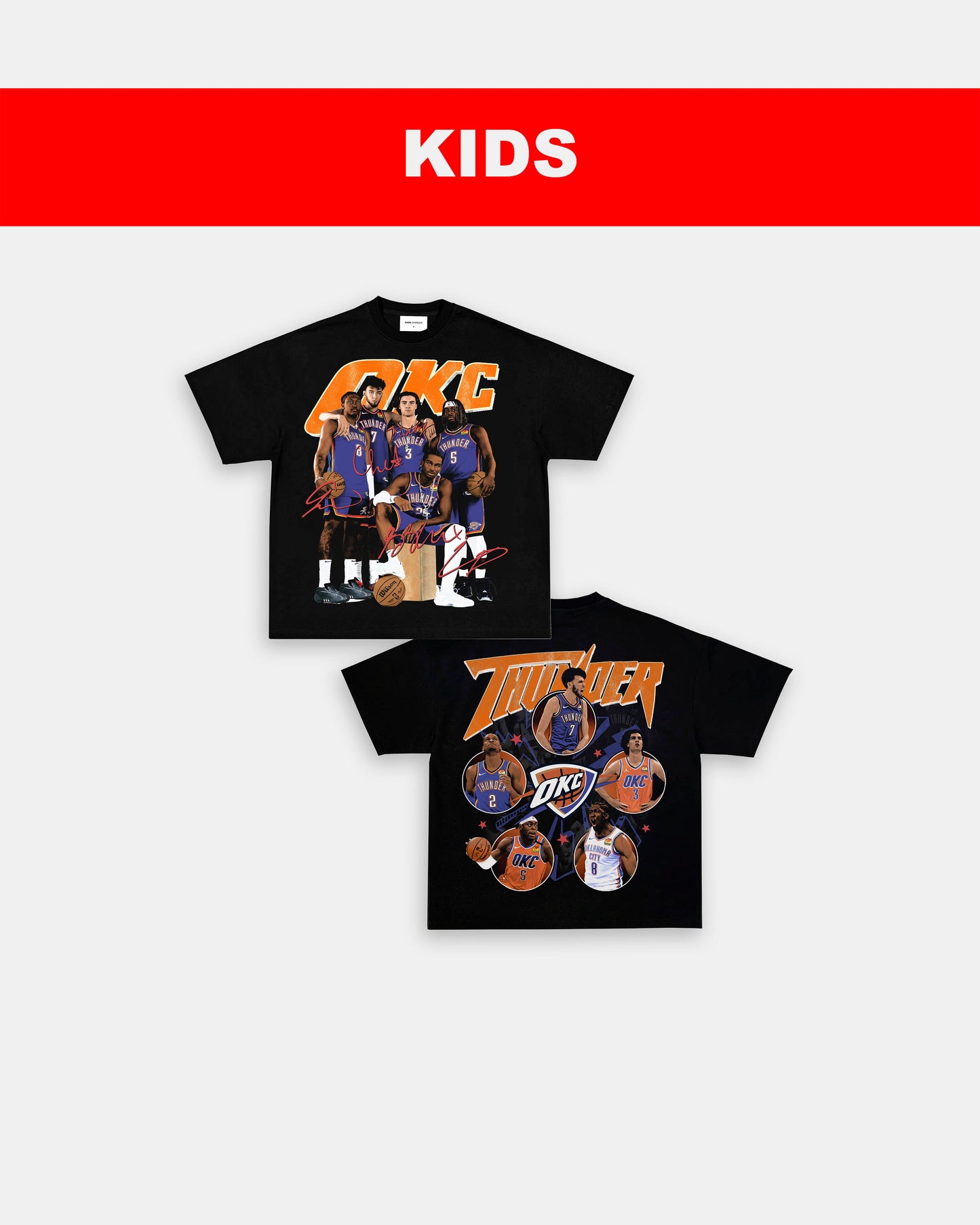 2023 THUNDER - KIDS TEE - [DS] Style001