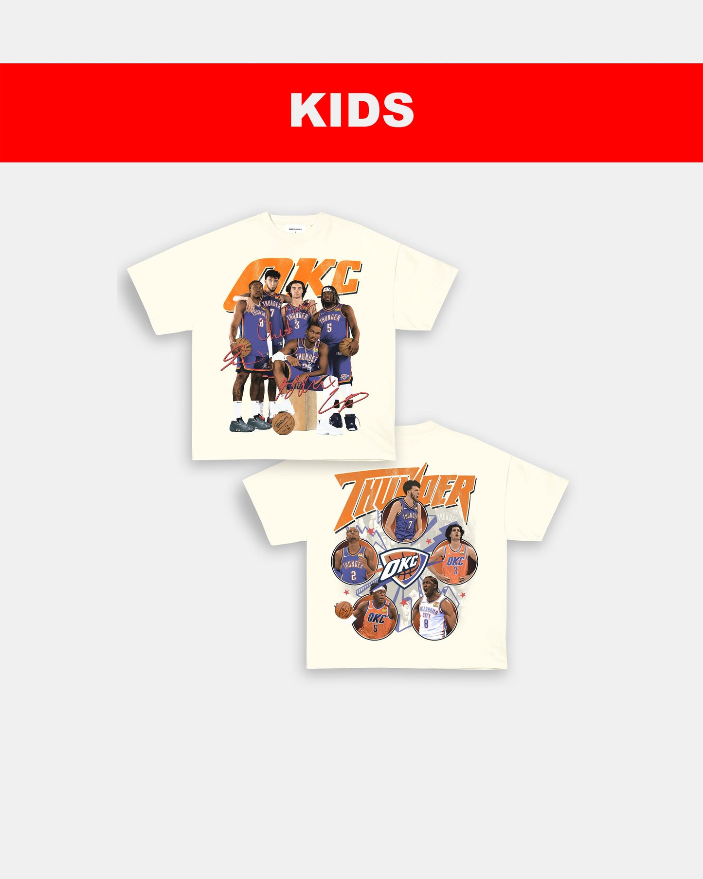 2023 THUNDER - KIDS TEE - [DS] Style001