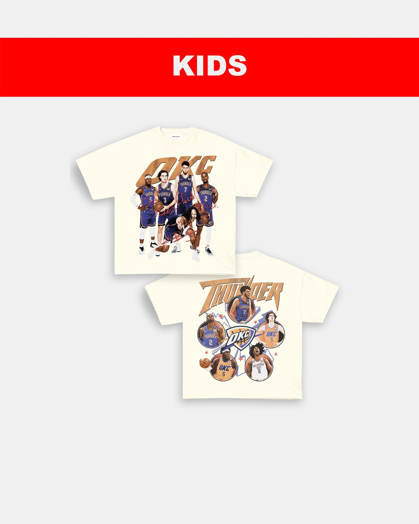 2023 THUNDER OLD - KIDS TEE - [DS] Style001