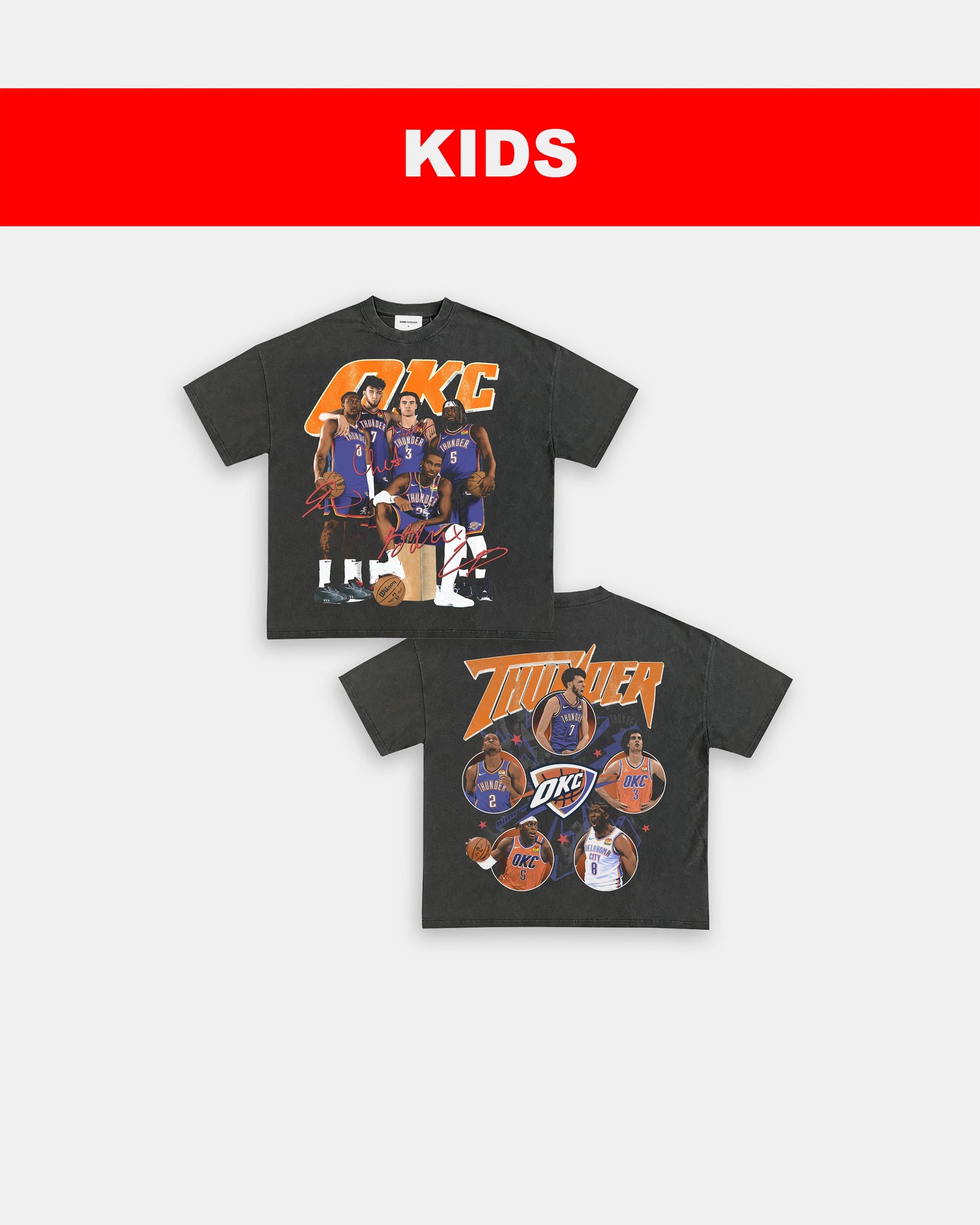 2023 THUNDER - KIDS TEE - [DS] Style001
