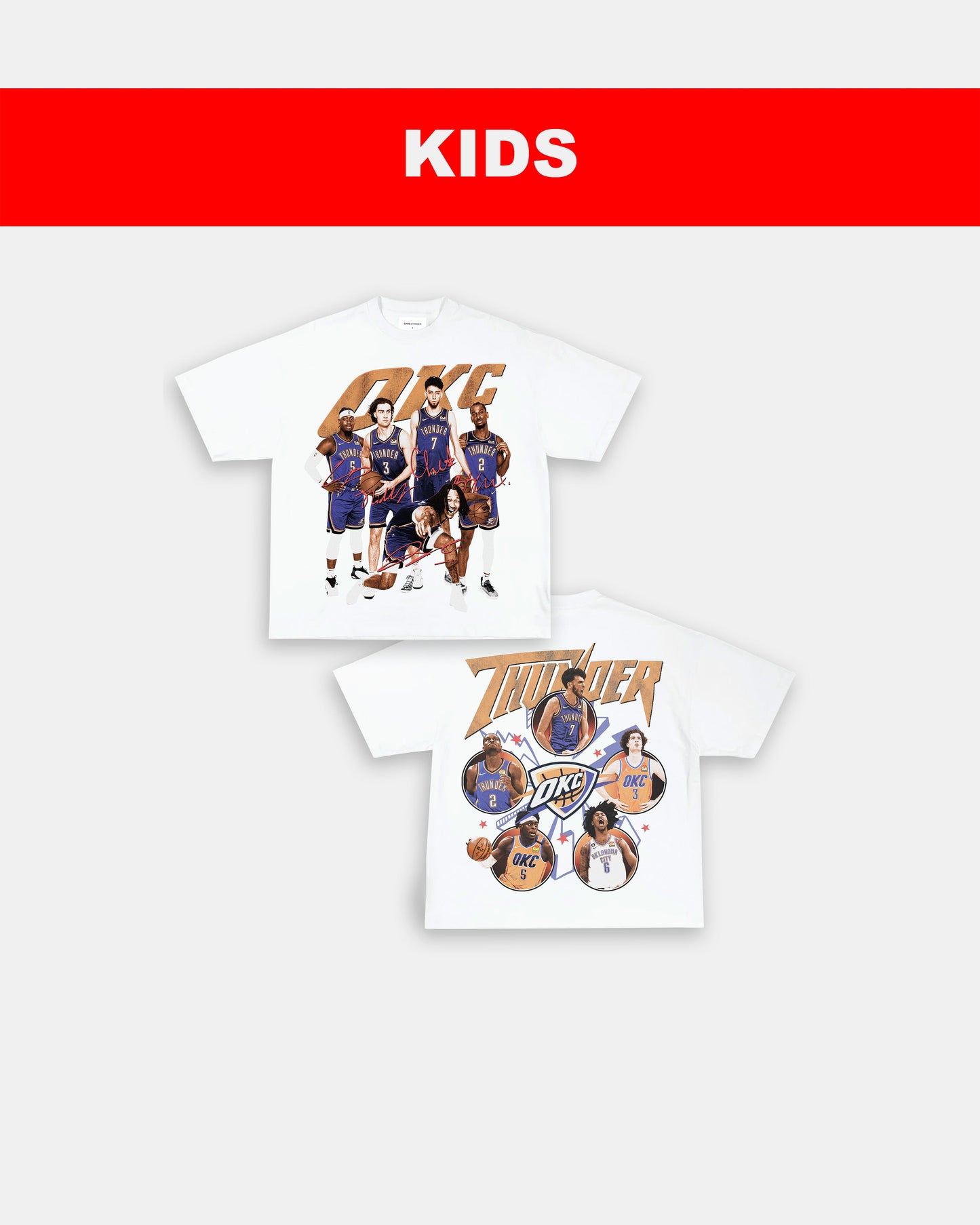 2023 THUNDER OLD - KIDS TEE - [DS] Style001