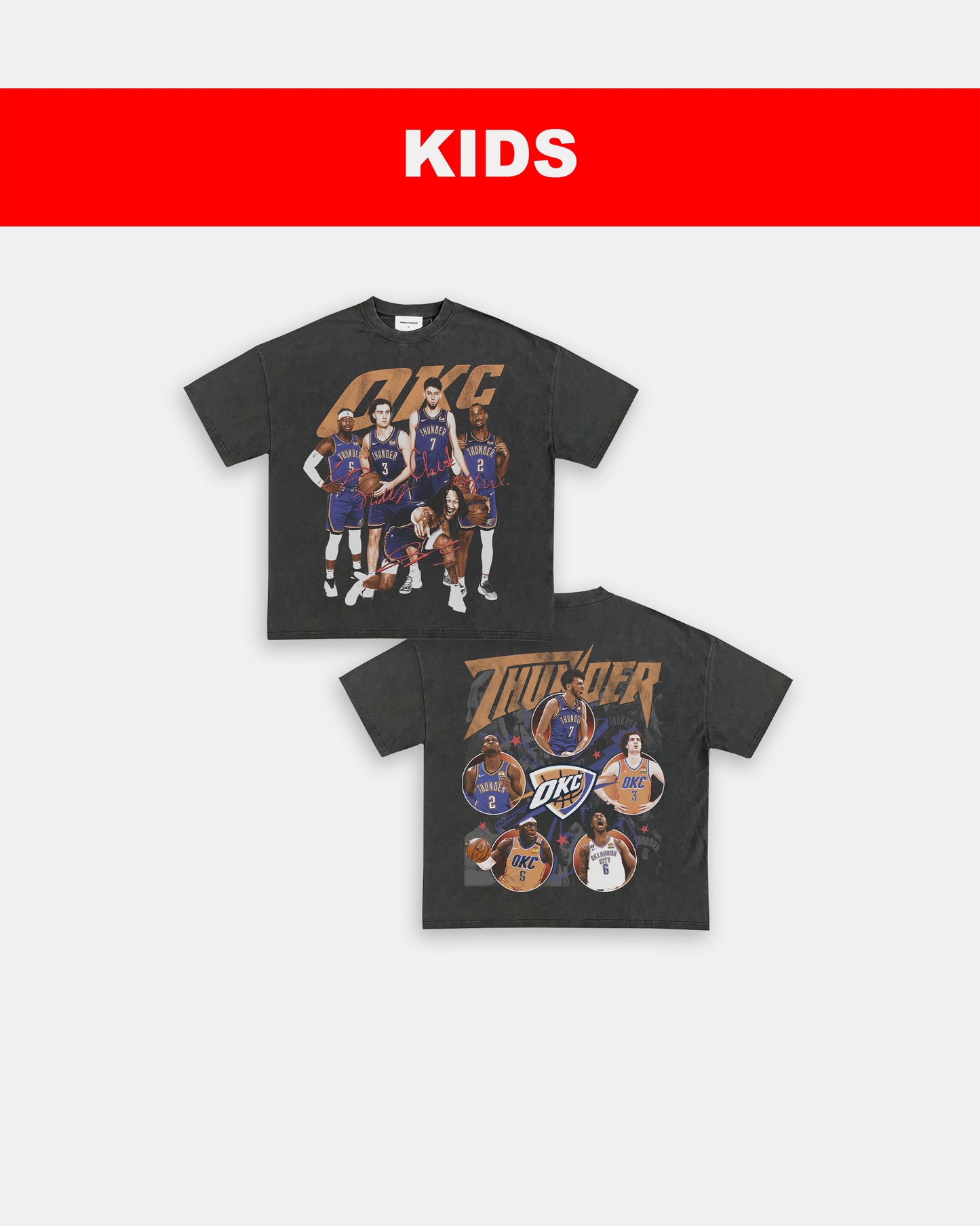 2023 THUNDER OLD - KIDS TEE - [DS] Style001