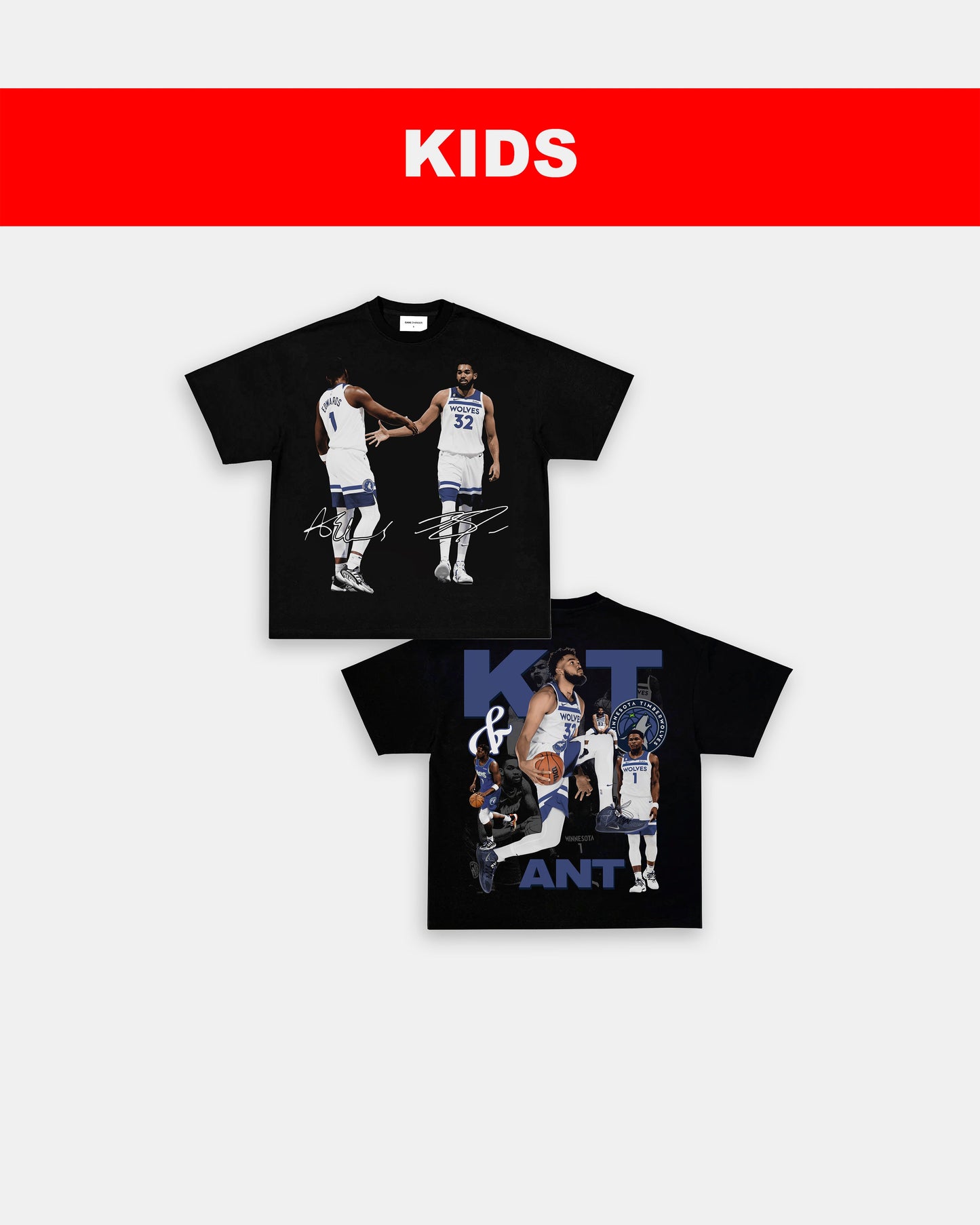 2023 TIMBERWOLVES - KIDS TEE - [DS] Style001