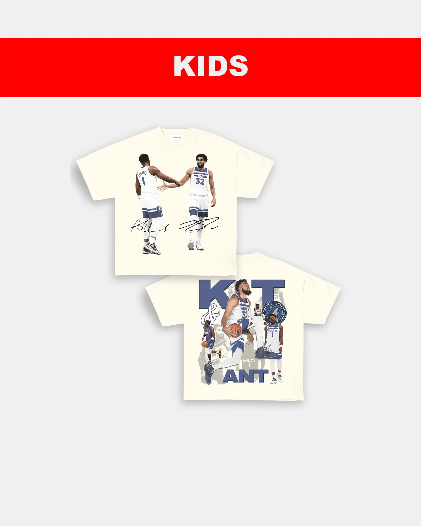2023 TIMBERWOLVES - KIDS TEE - [DS] Style001