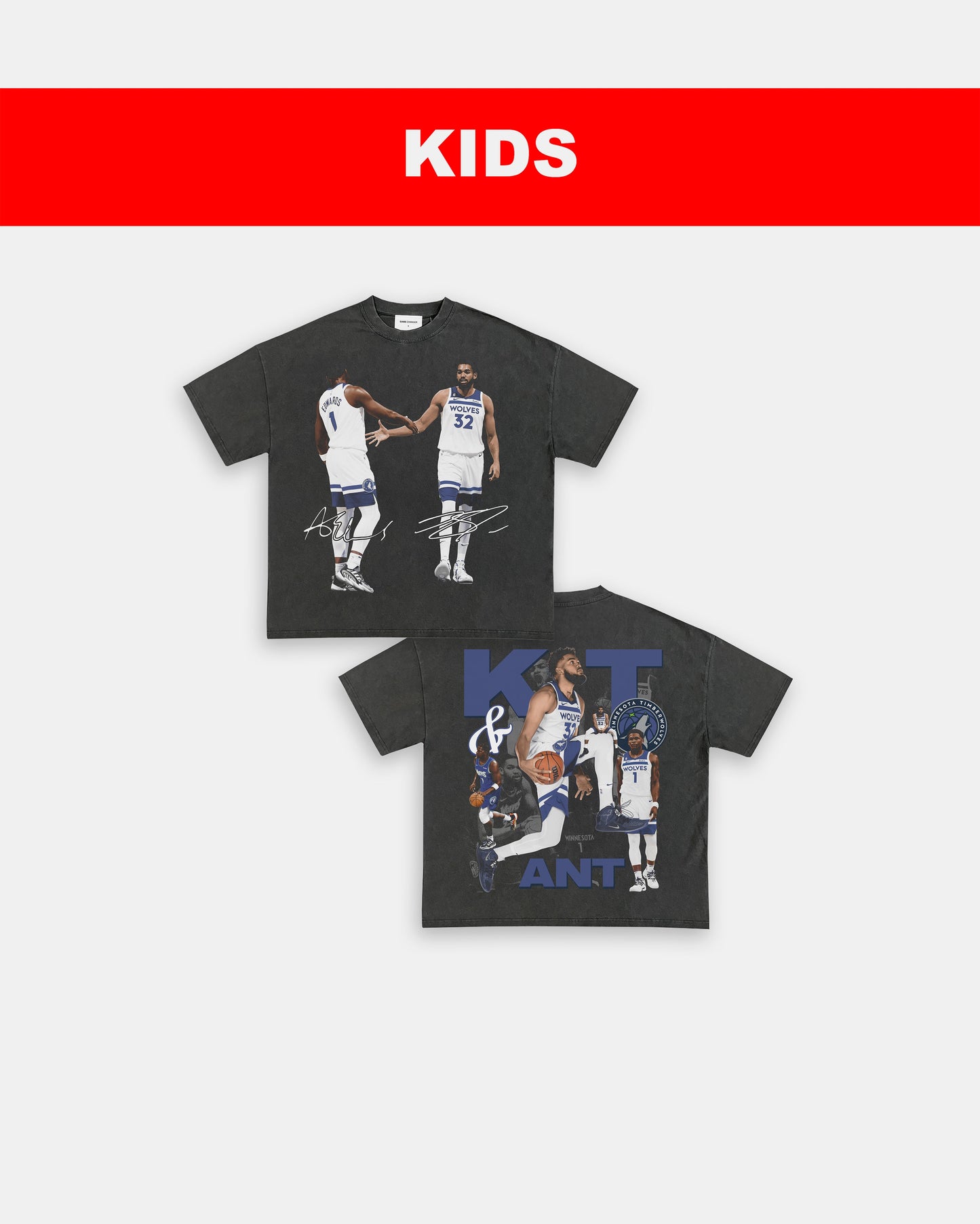 2023 TIMBERWOLVES - KIDS TEE - [DS] Style001