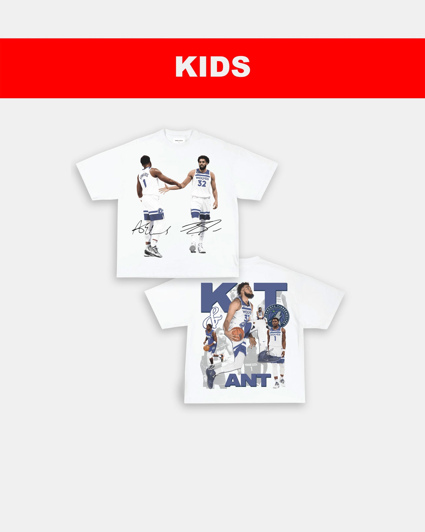 2023 TIMBERWOLVES - KIDS TEE - [DS] Style001