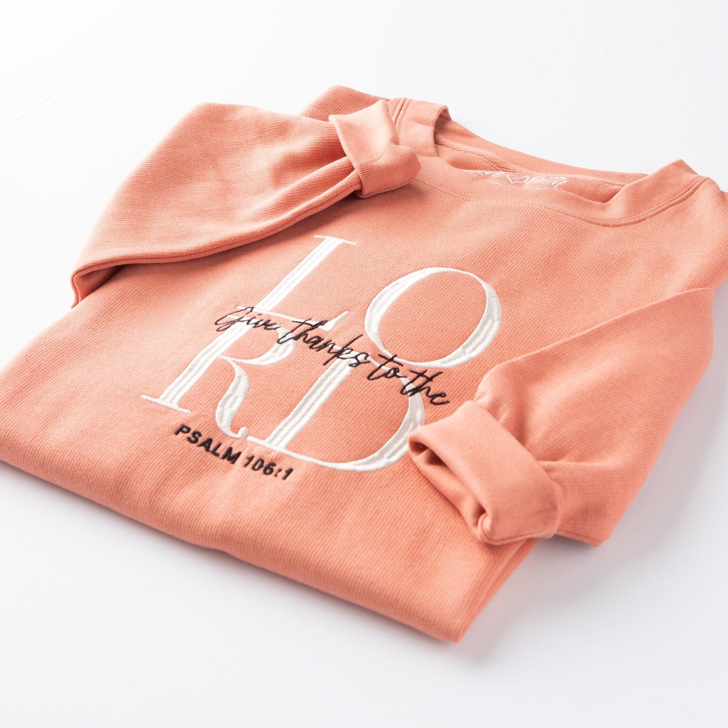 Embroidered Give Thanks To The Lord Sweatshirt - 20