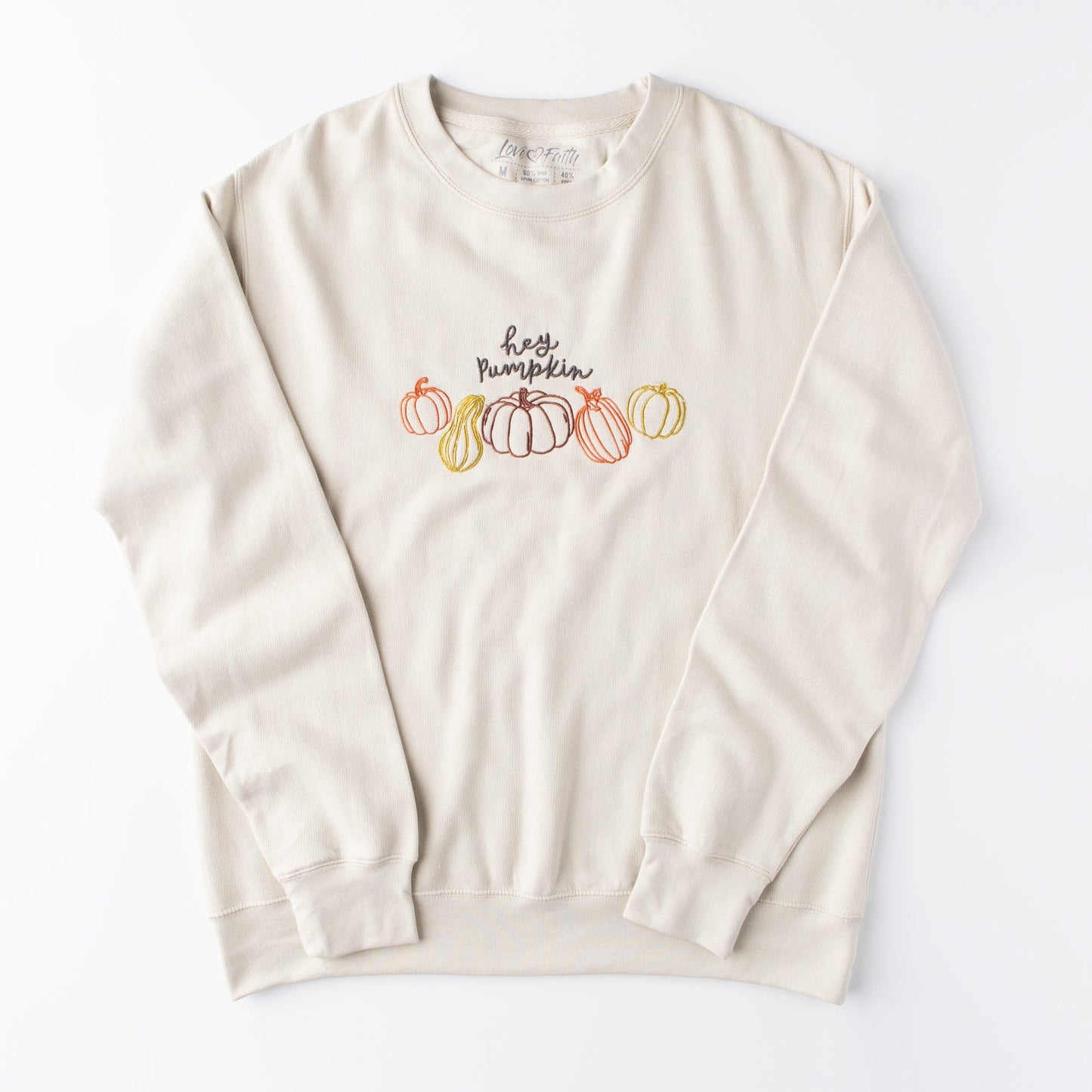 Embroidered Hey Pumpkin Sweatshirt