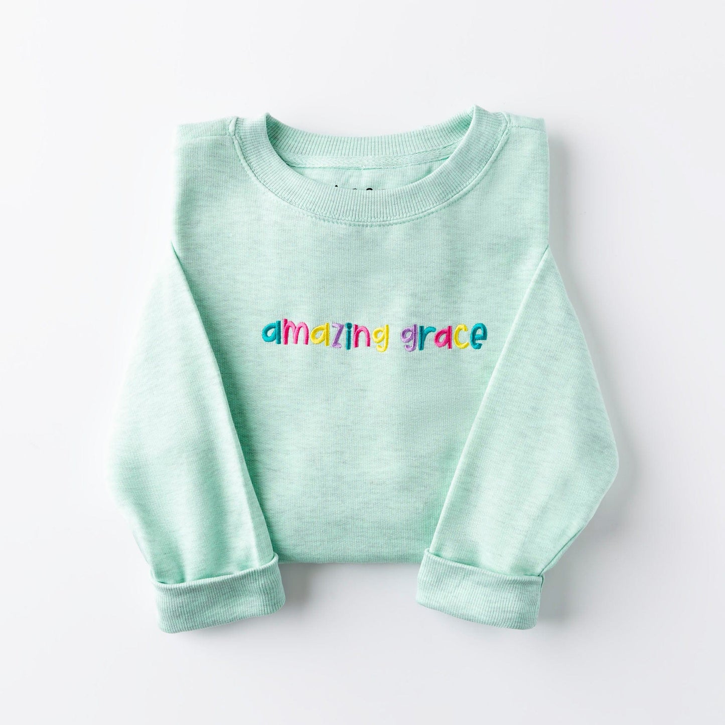 Embroidered Amazing Grace Sweatshirt