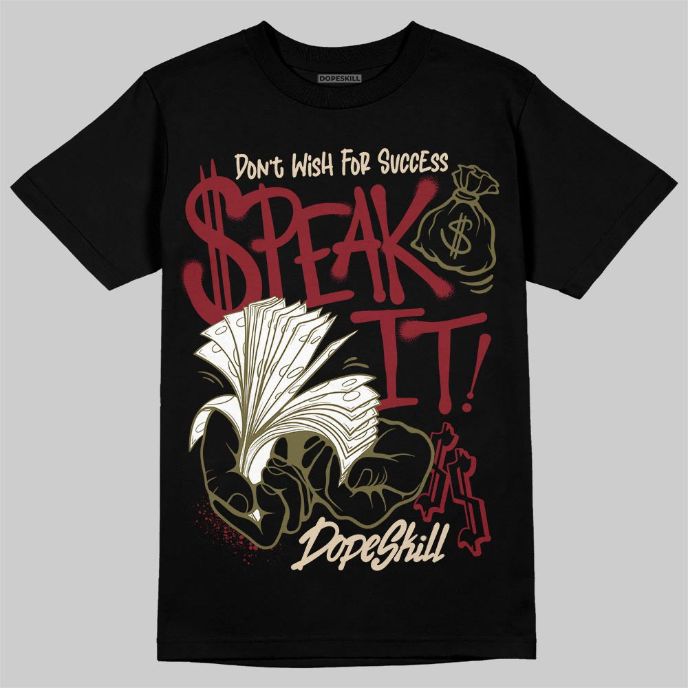 Dunk Dark Team Red/Burgundy Crush DopeSkill T-Shirt Speak It Graphic