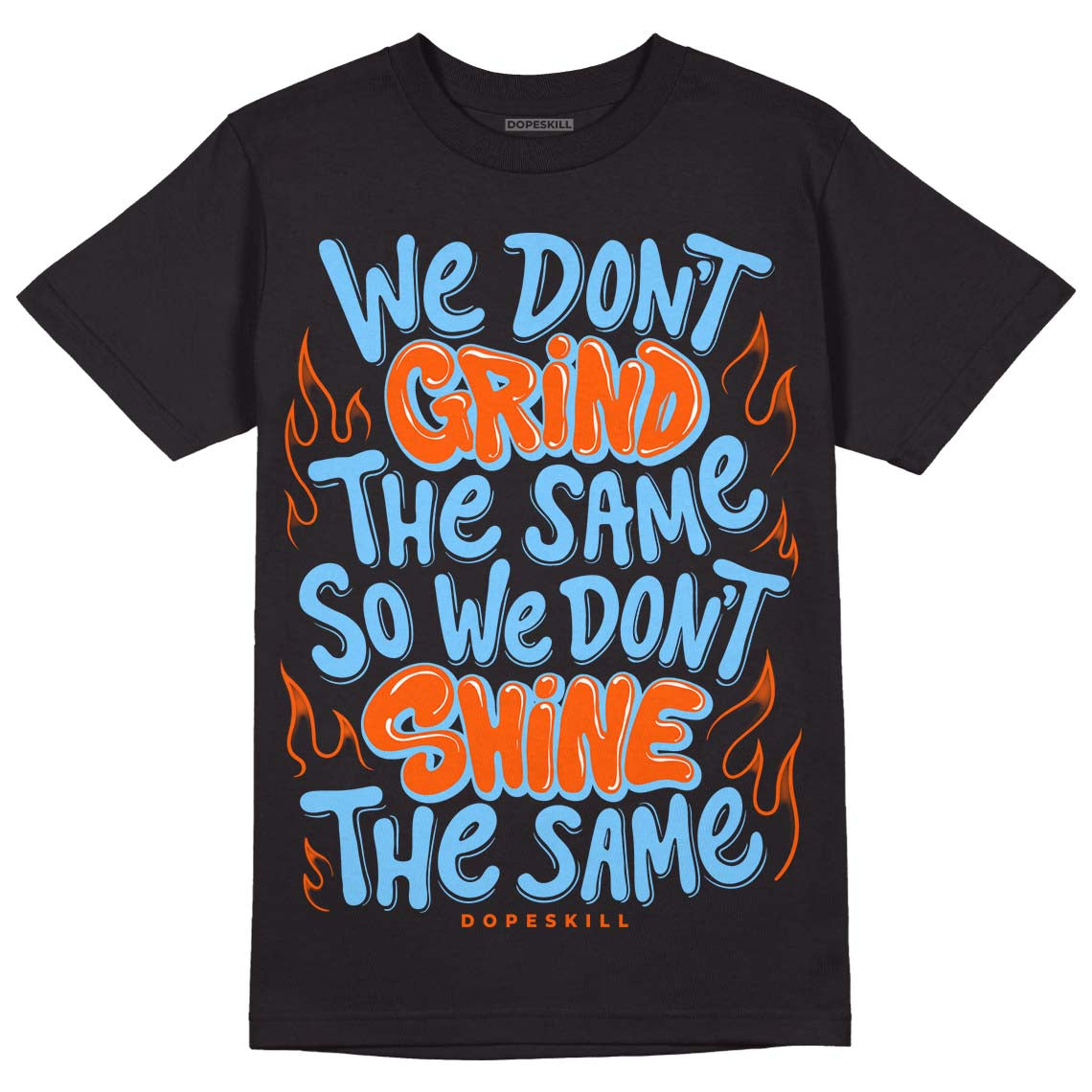 Dunk Low Futura University Blue DopeSkill T-Shirt Grind Shine Graphic