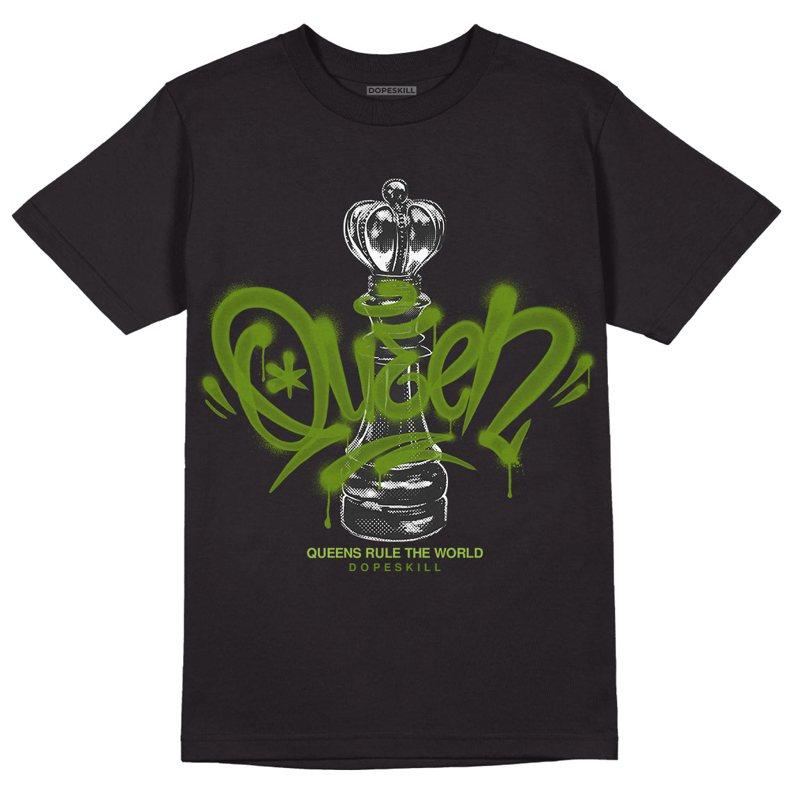 Dunk Low 'Chlorophyll' DopeSkill T-Shirt Queen Chess Graphic