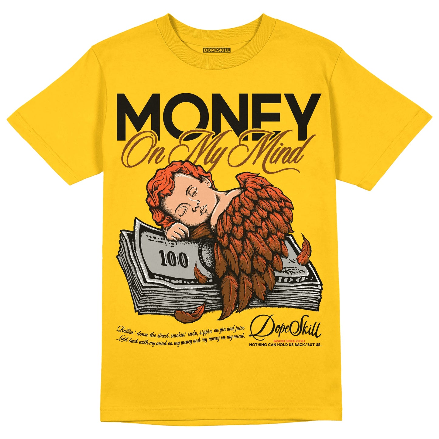 Yellow Collection DopeSkill Gold T-shirt MOMM Graphic