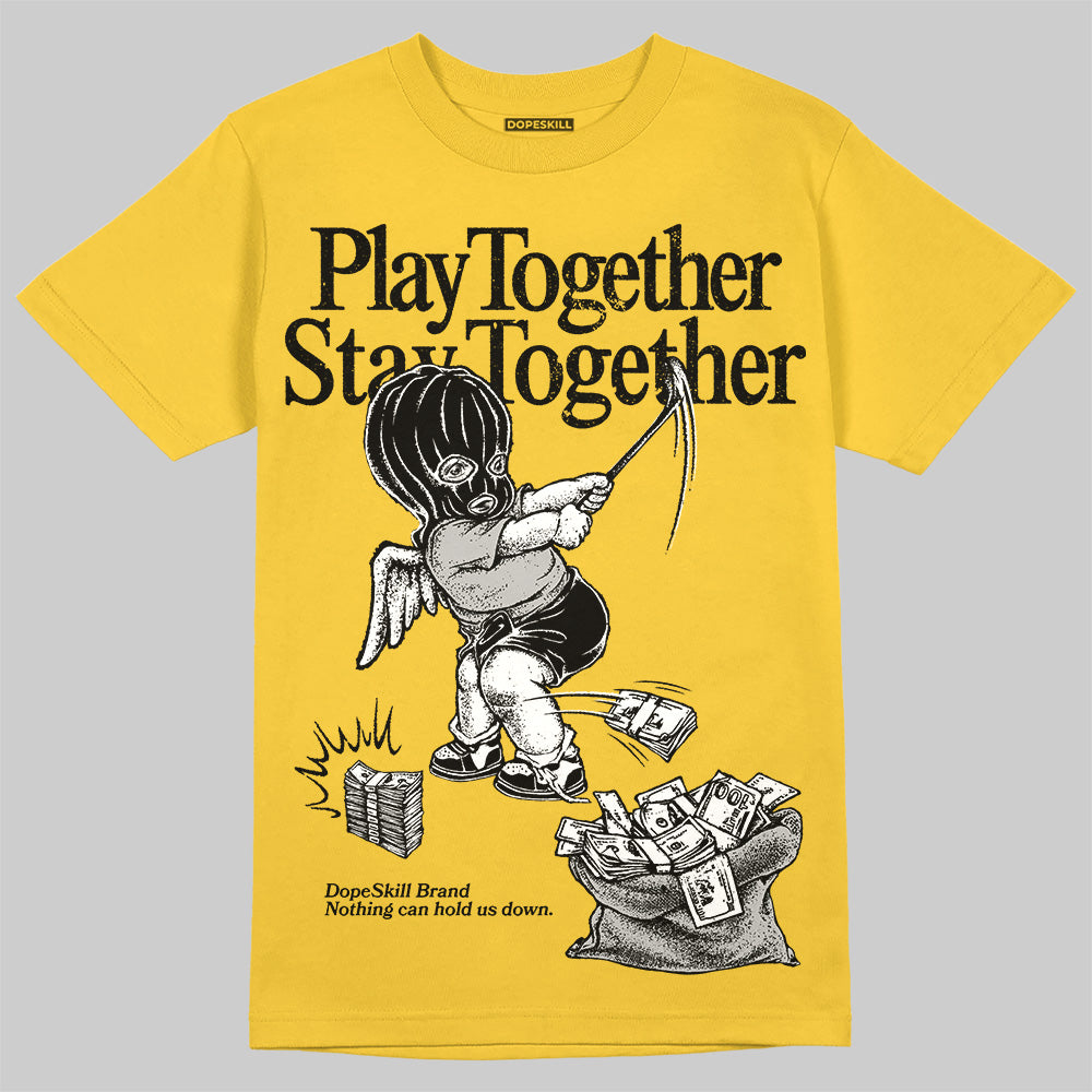 Black Tour Yellow AJ 4 Thunder DopeSkill Unisex T-Shirt Play together, Stay together Graphic