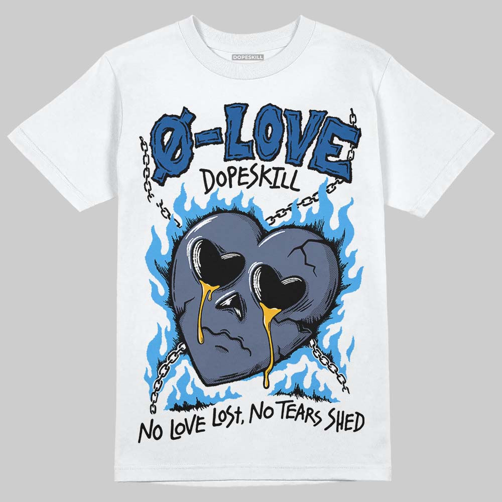 Diffused Blue 11s DopeSkill T-Shirt Crying Heart Graphic