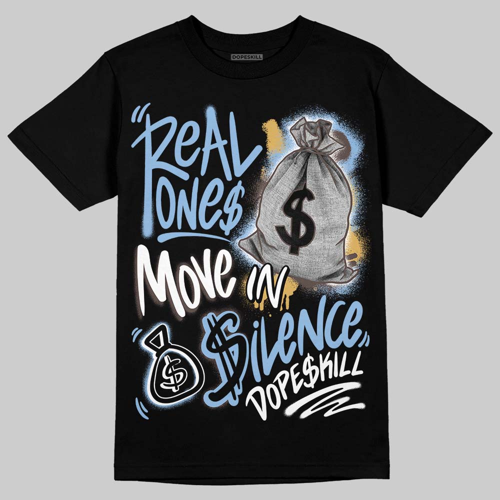 Handball Spezial Light Blue DopeSkill T-Shirt Real Ones Move In Silence Graphic