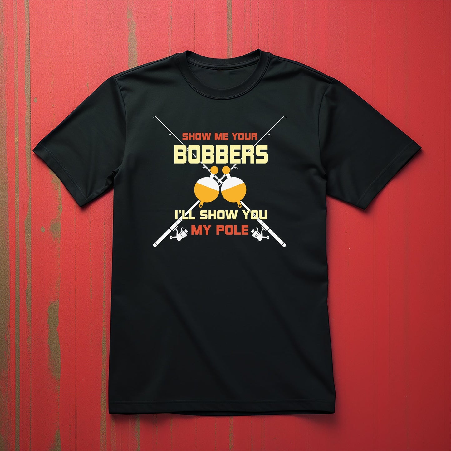 Pegcine 21113006 Fishing Poles T-Shirt