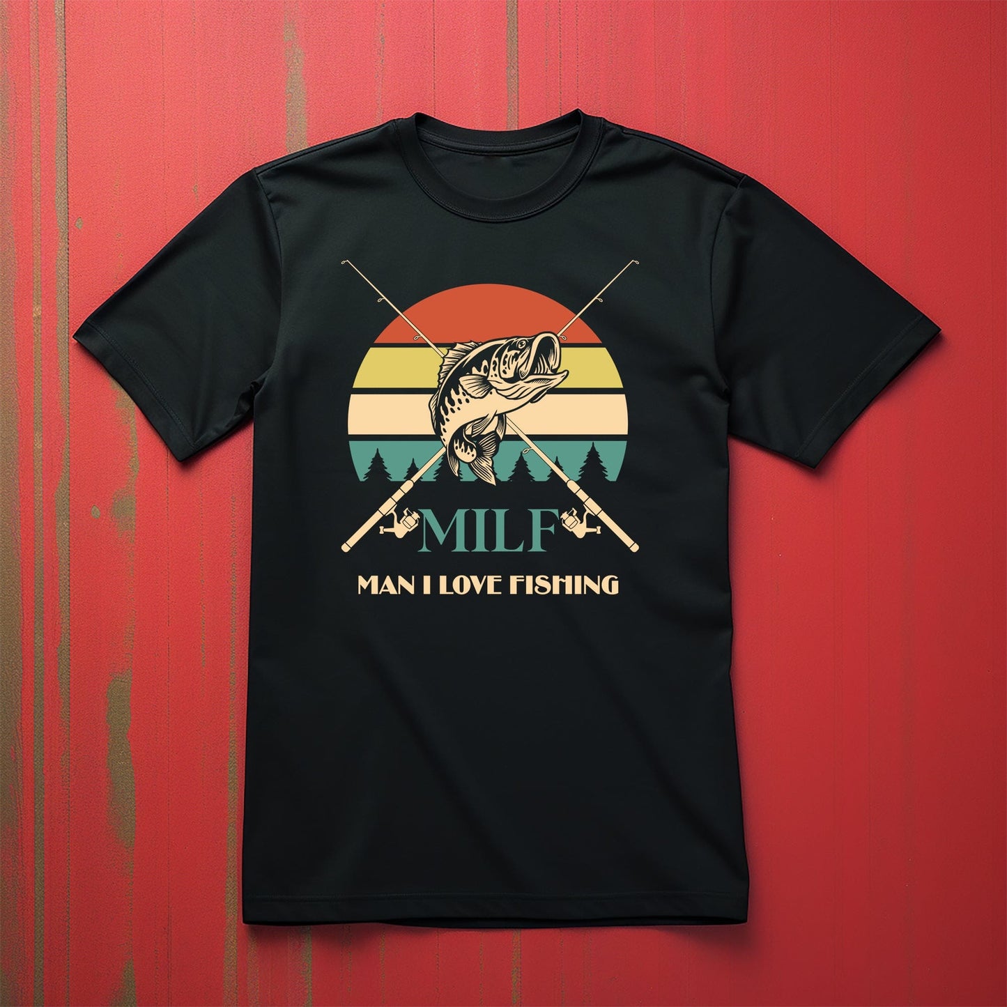 21113014Pecgine Fishing T-Shirt