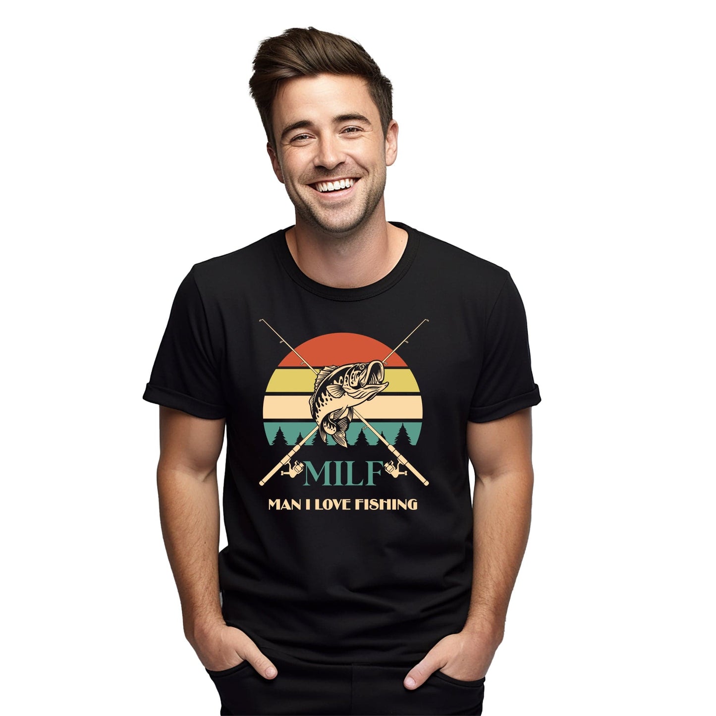 21113014Pecgine Fishing T-Shirt