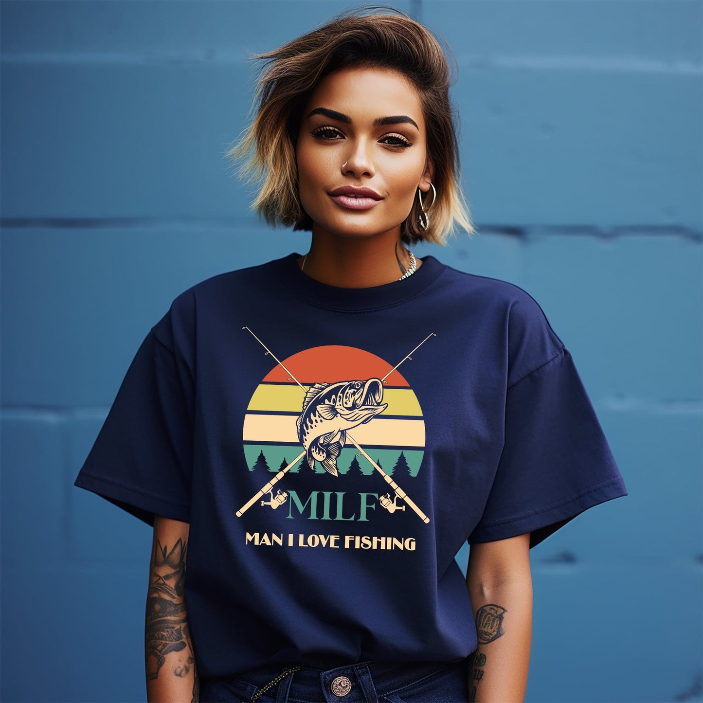 21113014Pecgine Fishing T-Shirt