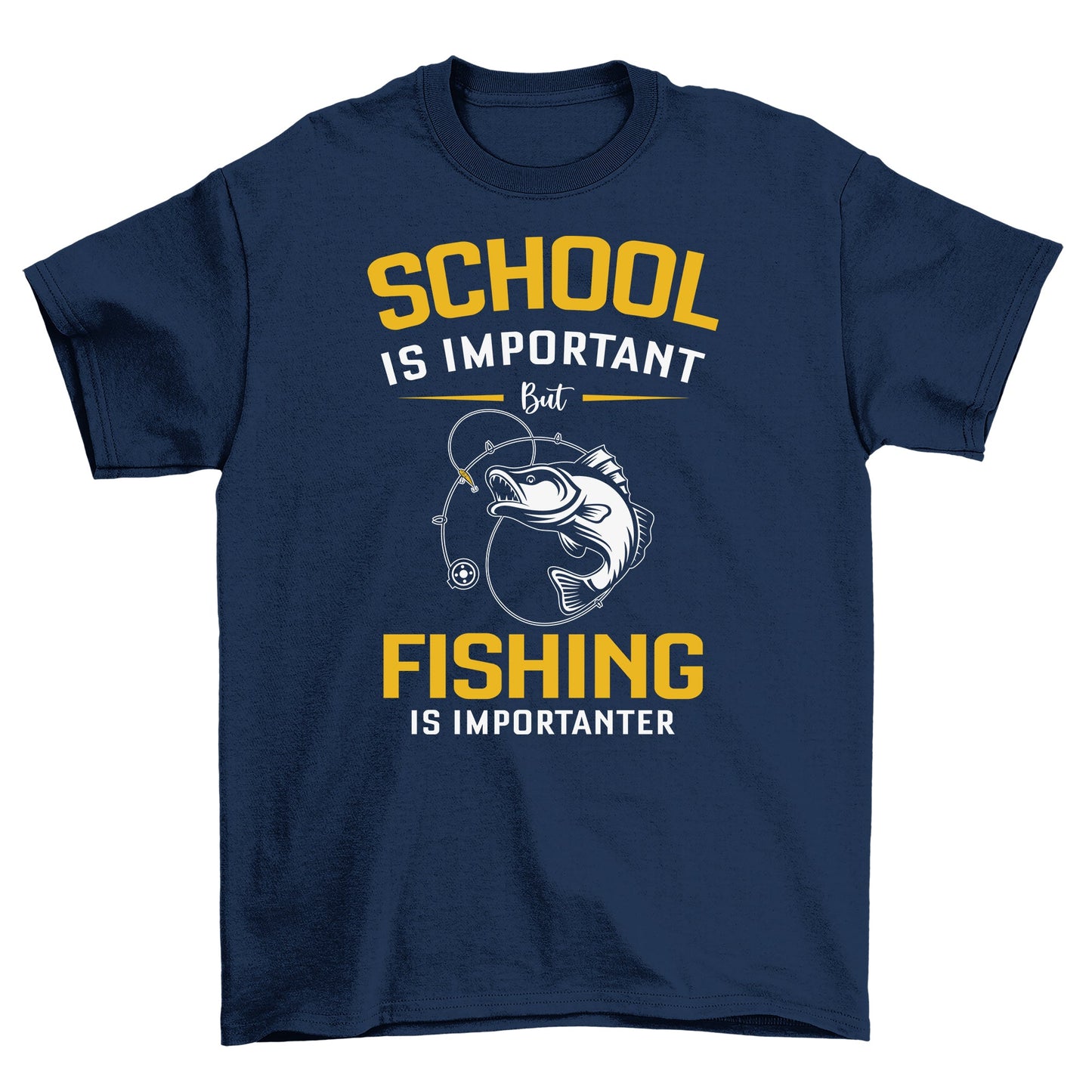 School vs. Fishing The Ultimate T-Shirt