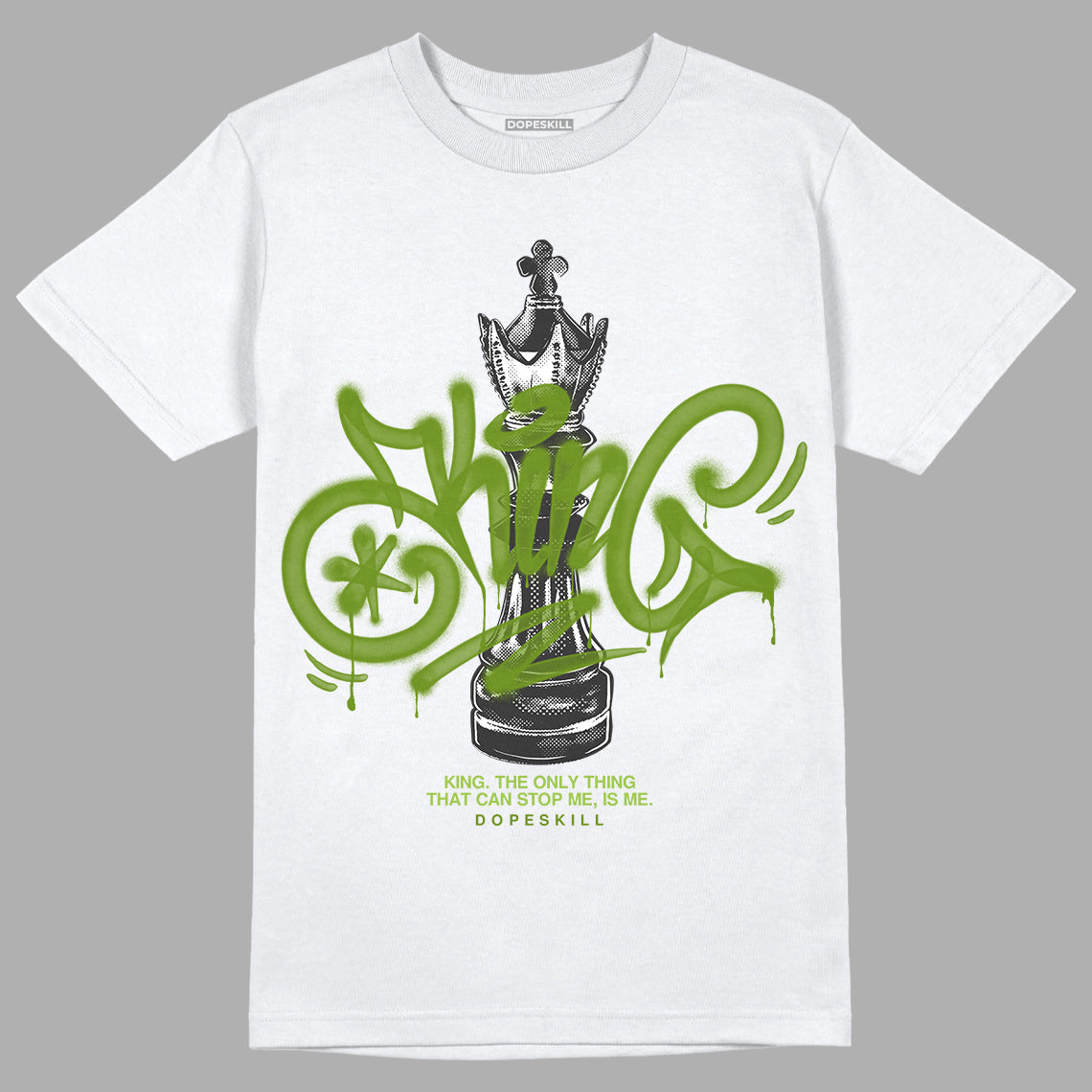 Dunk Low 'Chlorophyll' DopeSkill T-Shirt King Chess Graphic