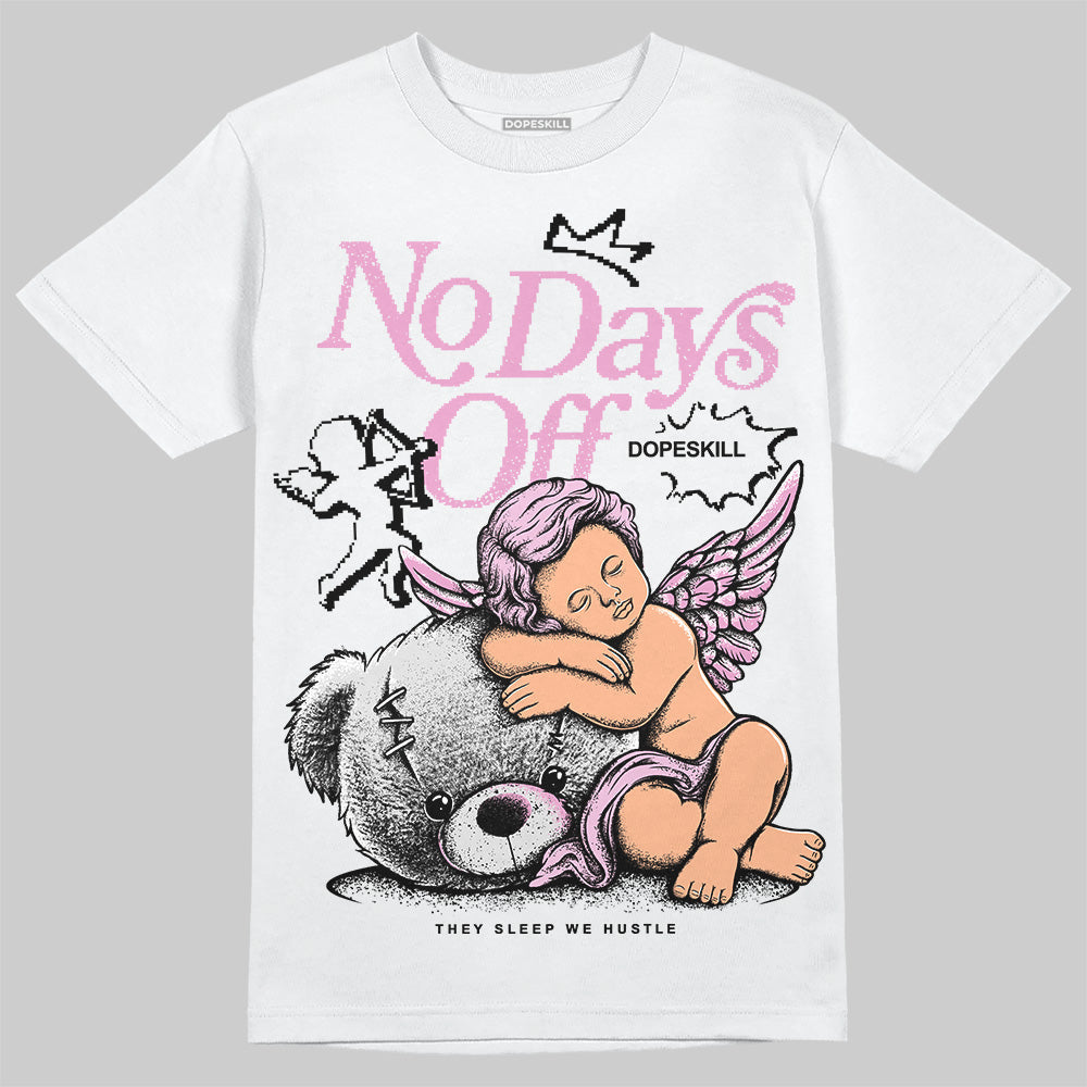 Orchid 4s DopeSkill T-Shirt New No Days Off Graphic