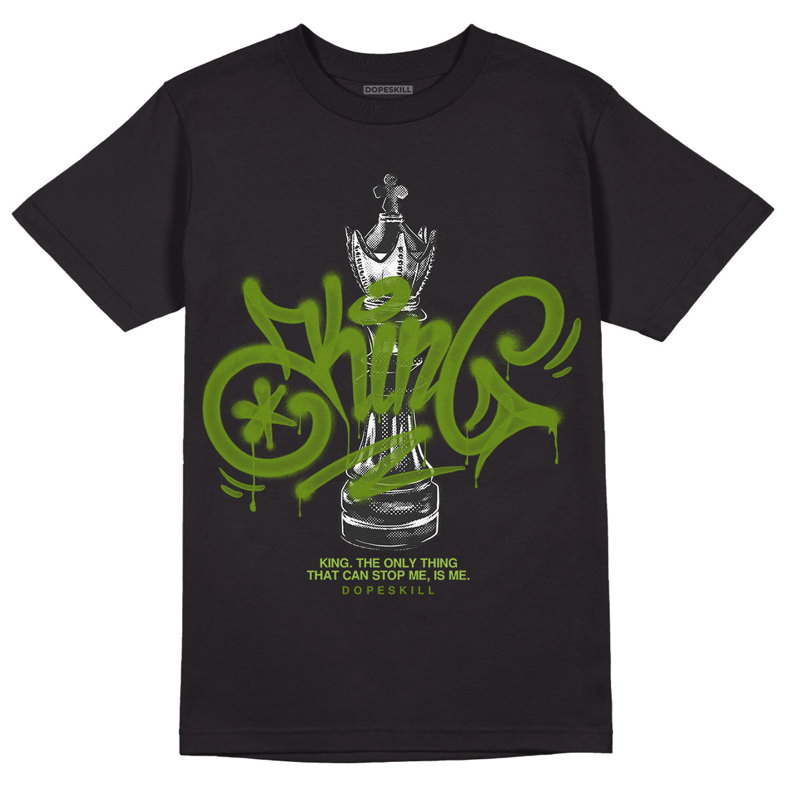Dunk Low 'Chlorophyll' DopeSkill T-Shirt King Chess Graphic