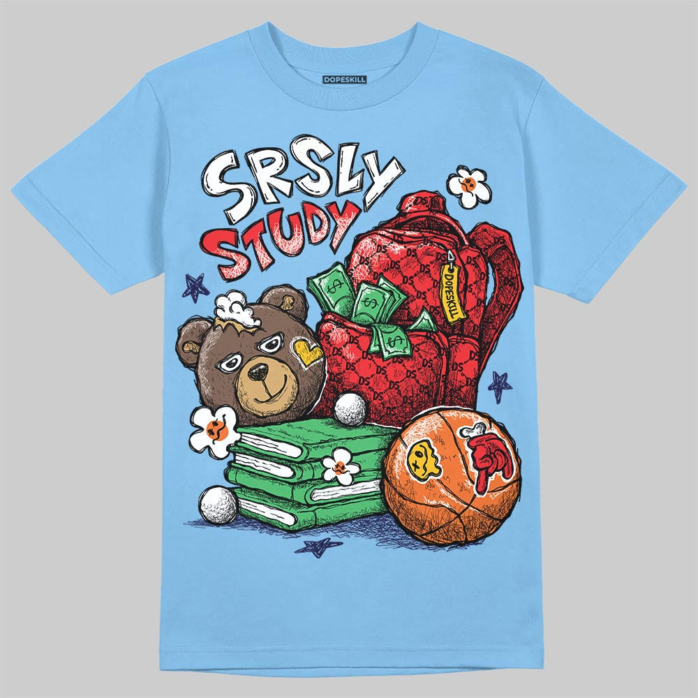 University Blue Collection DopeSkill T-Shirt SRSLY Study Graphic