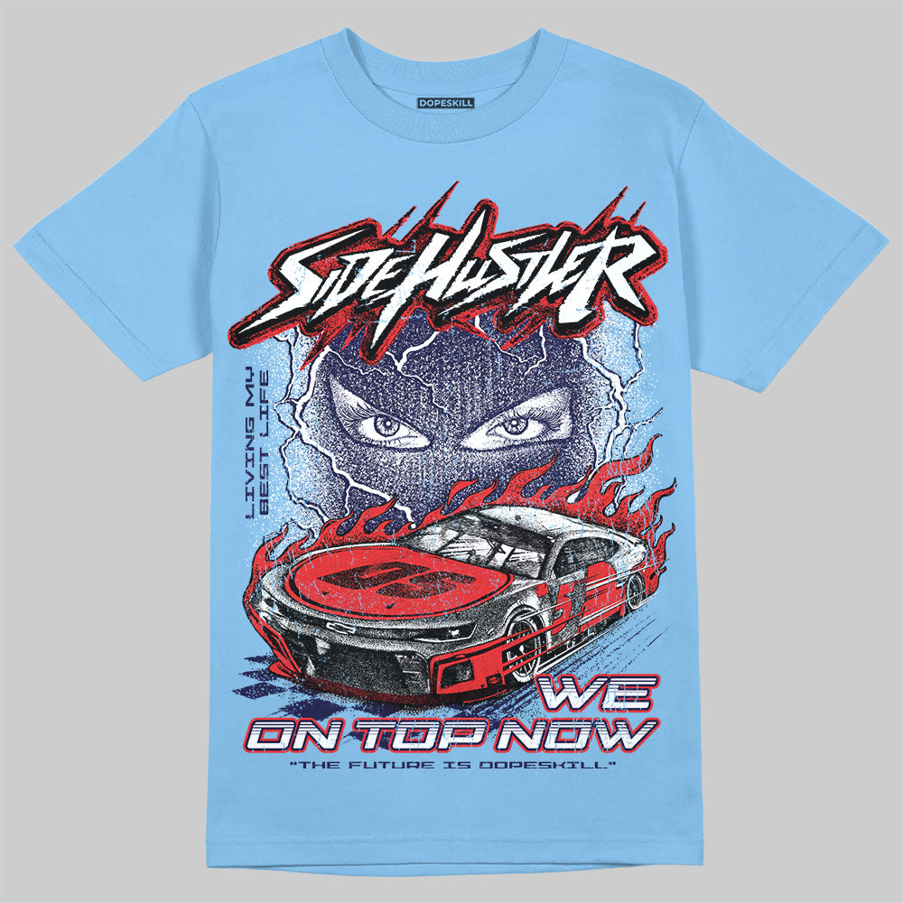 University Blue Collection DopeSkill T-Shirt New Side Hustler Graphic