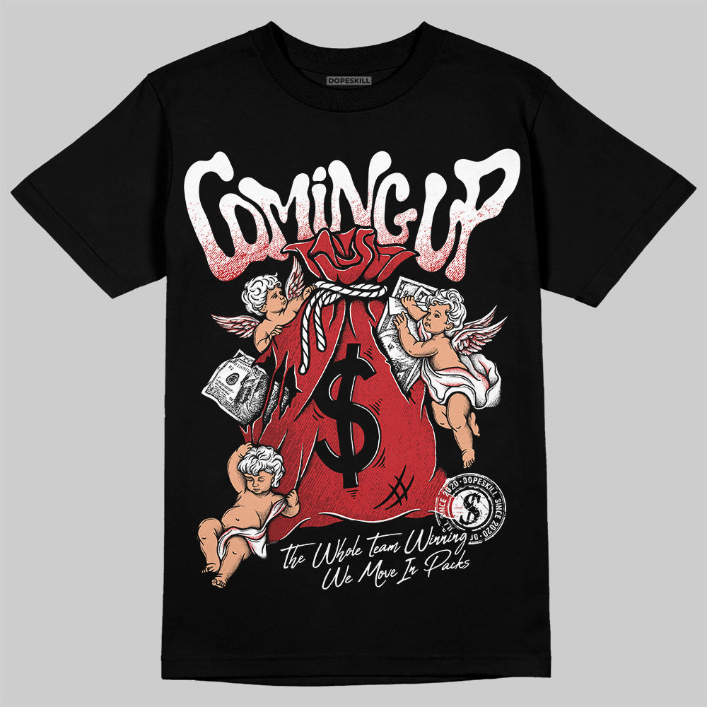 Bred 11s DopeSkill T-Shirt Money Bag Coming Up Graphic