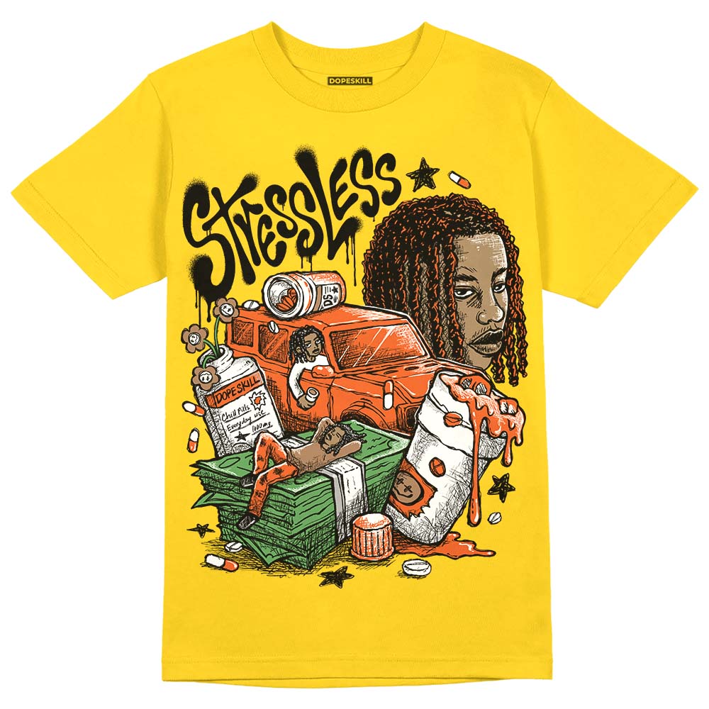 Yellow Collection DopeSkill Gold T-shirt Stressless Graphic