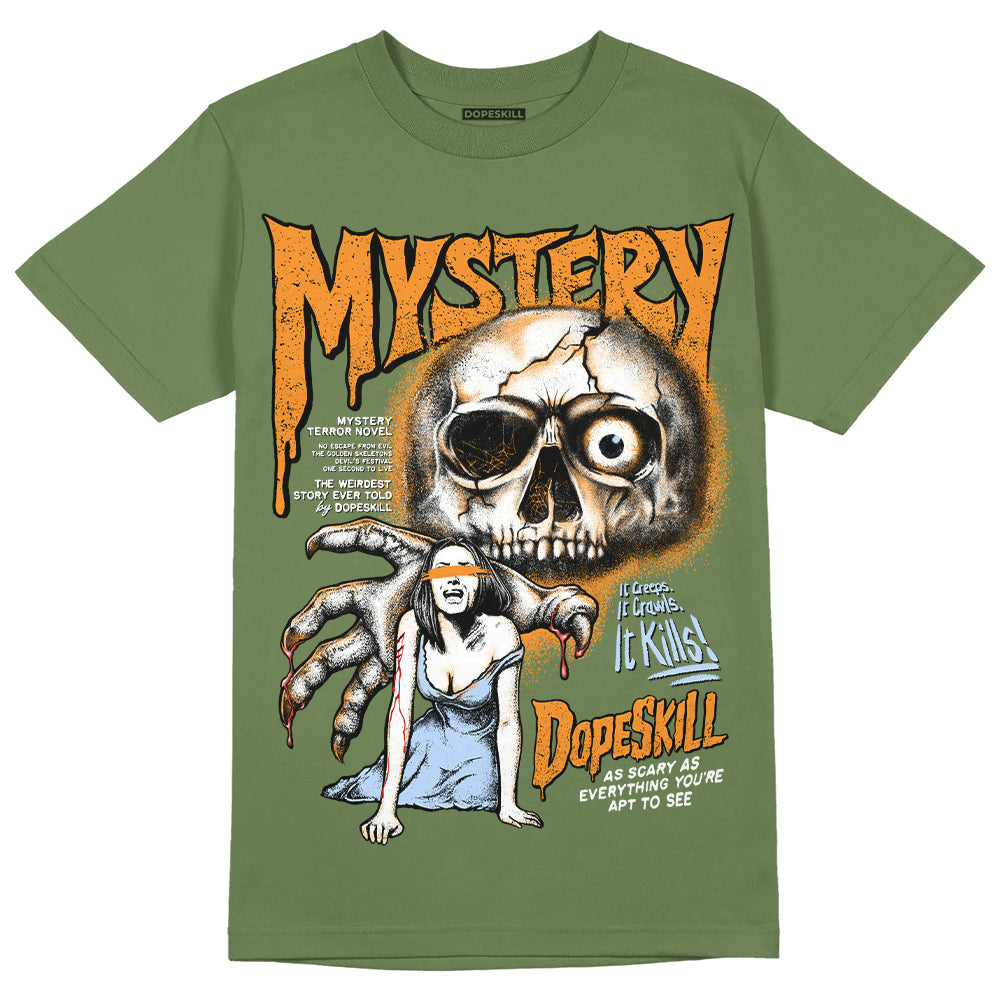 Olive 5s DopeSkill Olive T-shirt Mystery Ghostly Grasp Graphic
